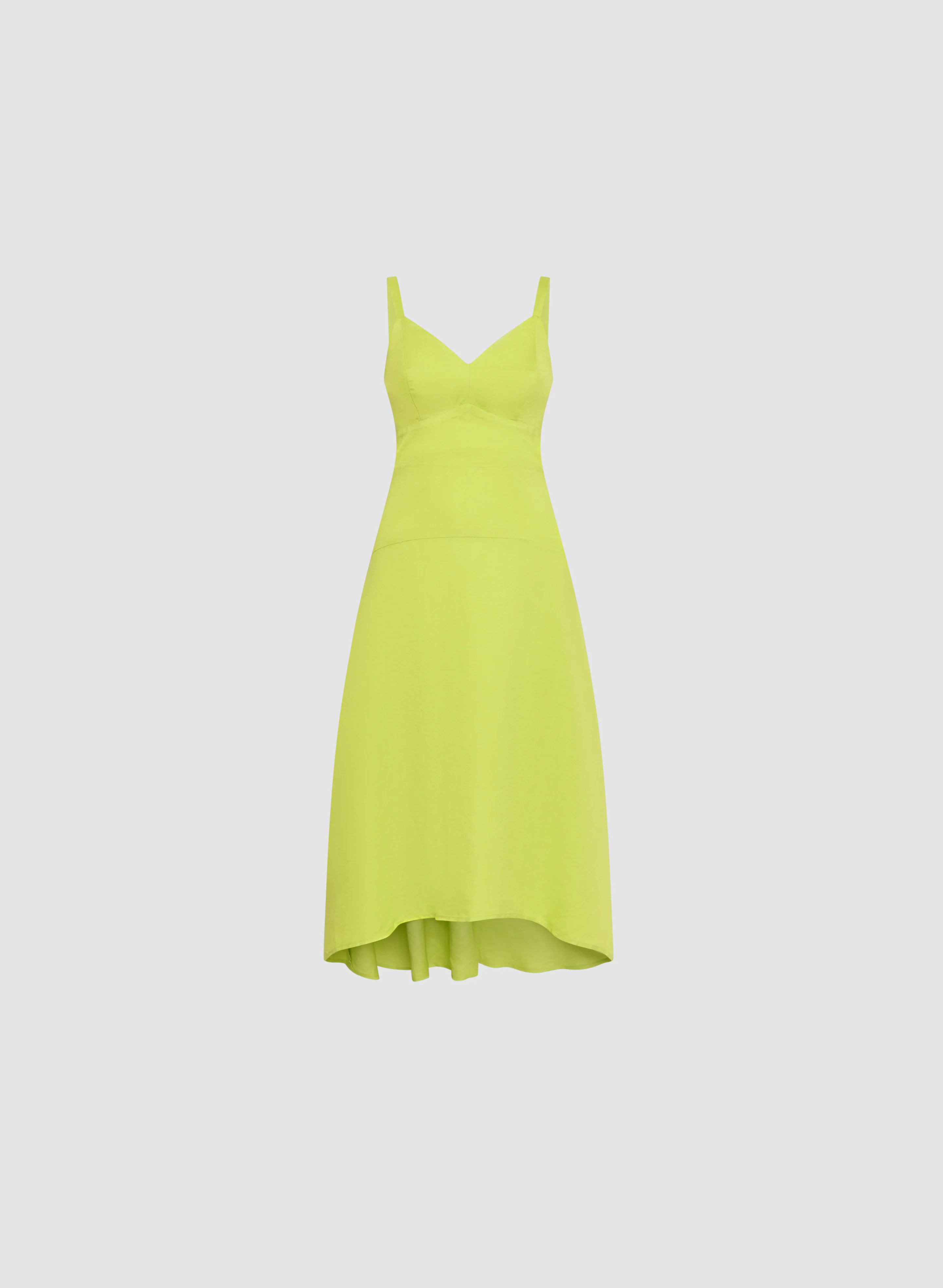 Linen-Blend Midi Dress - Image 5