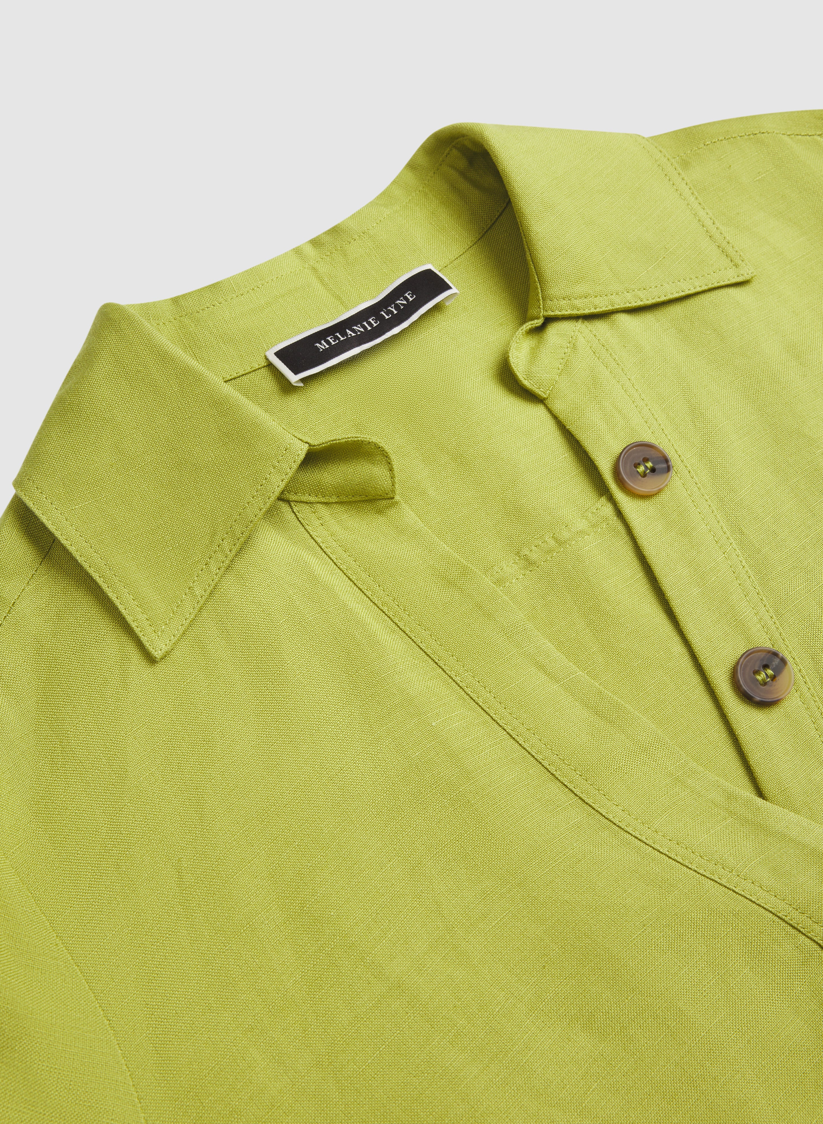 Linen-Blend Shirt Dress - Image 7