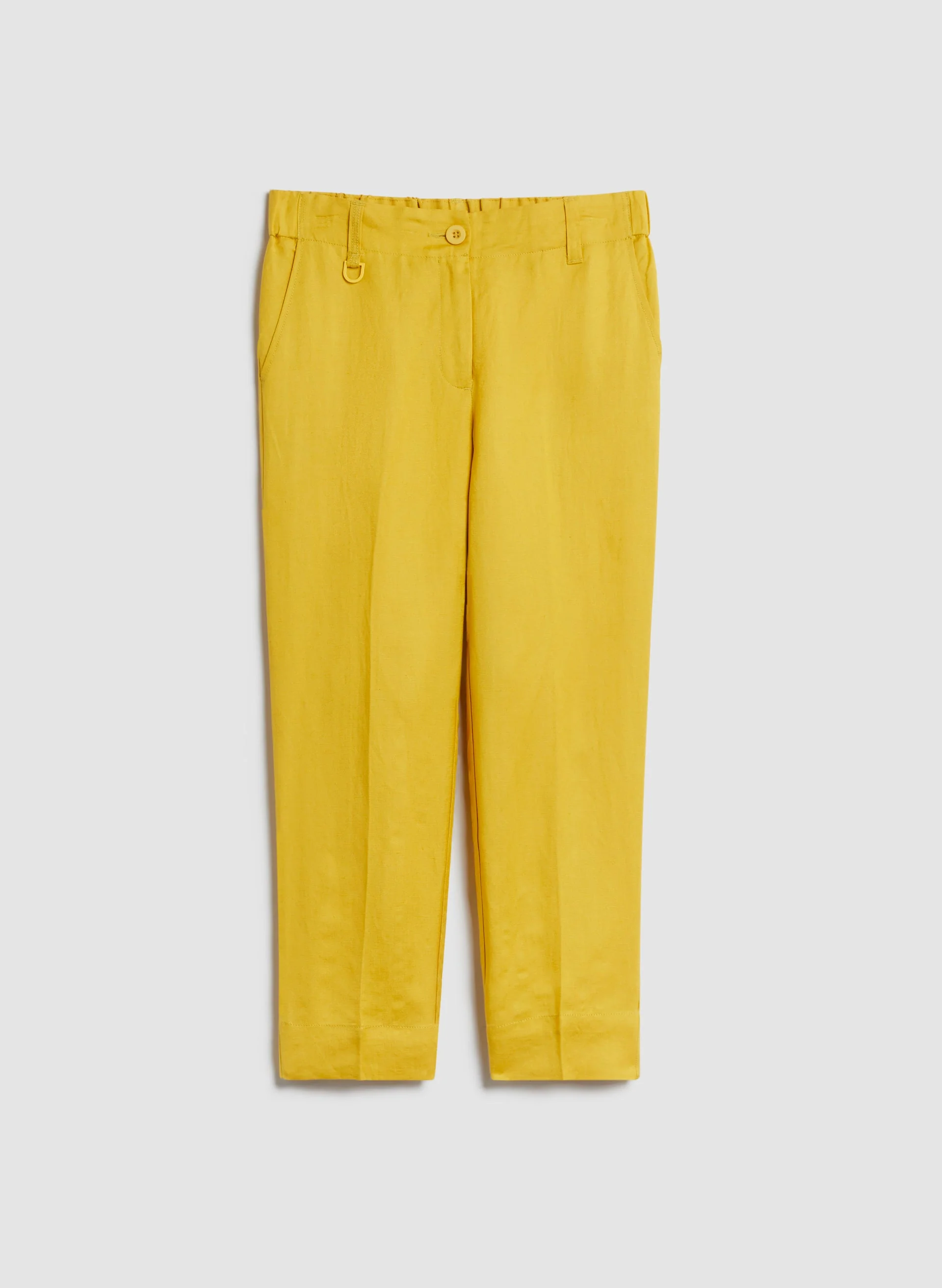 Linen Straight Leg Capris - Image 6