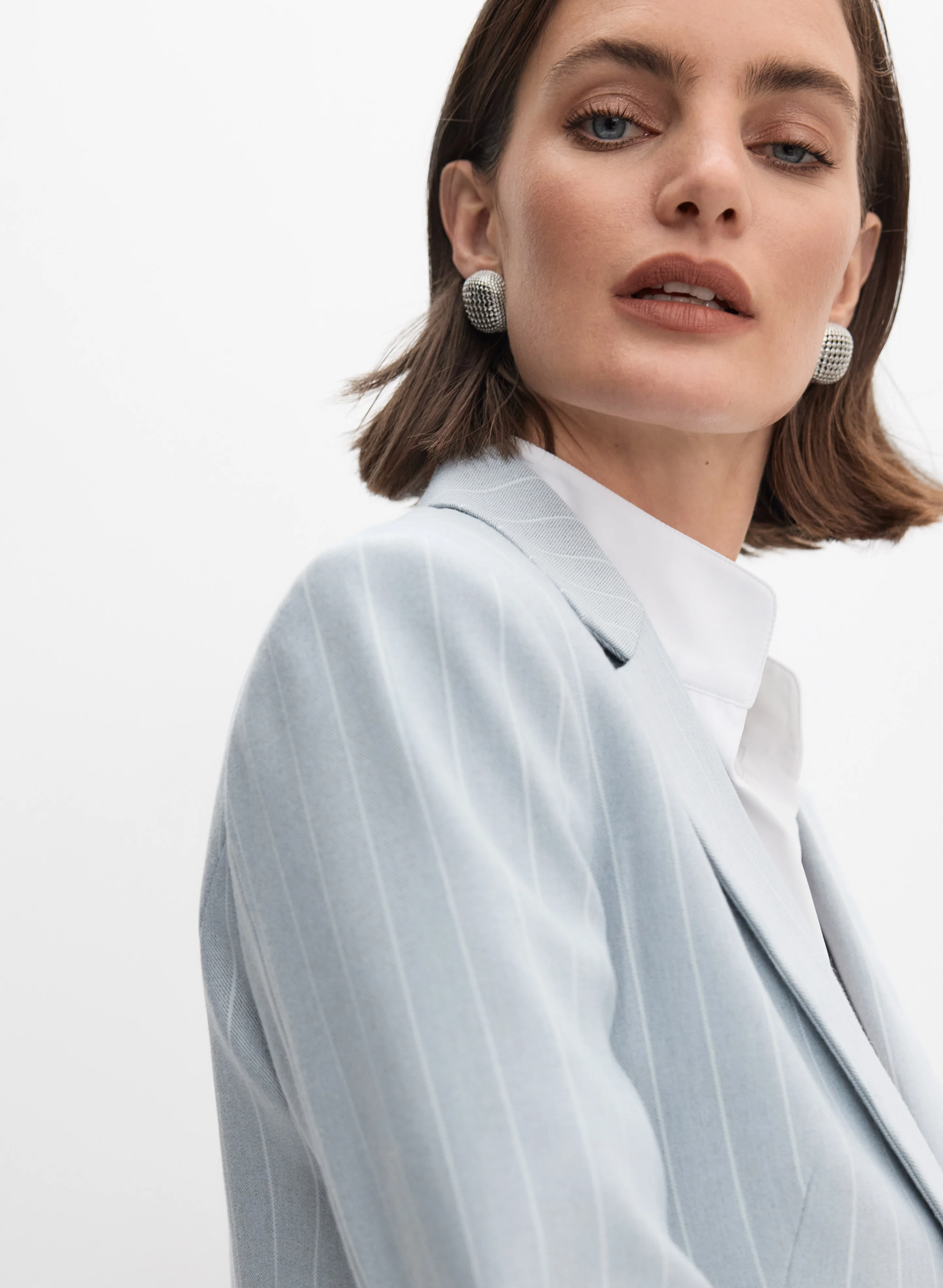 Long Stripe Blazer - Image 2