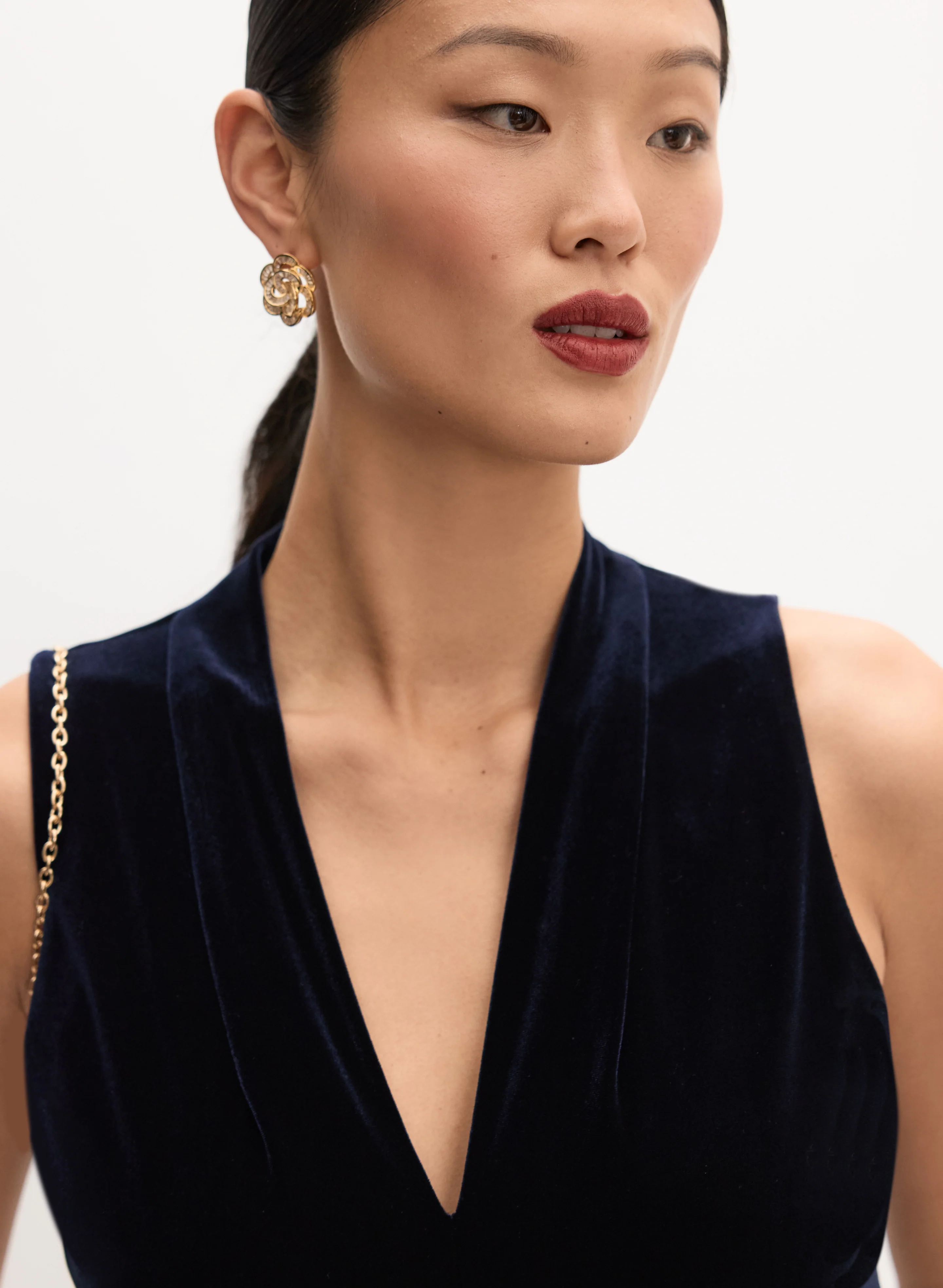 Long Velvet Jumpsuit - Image 3