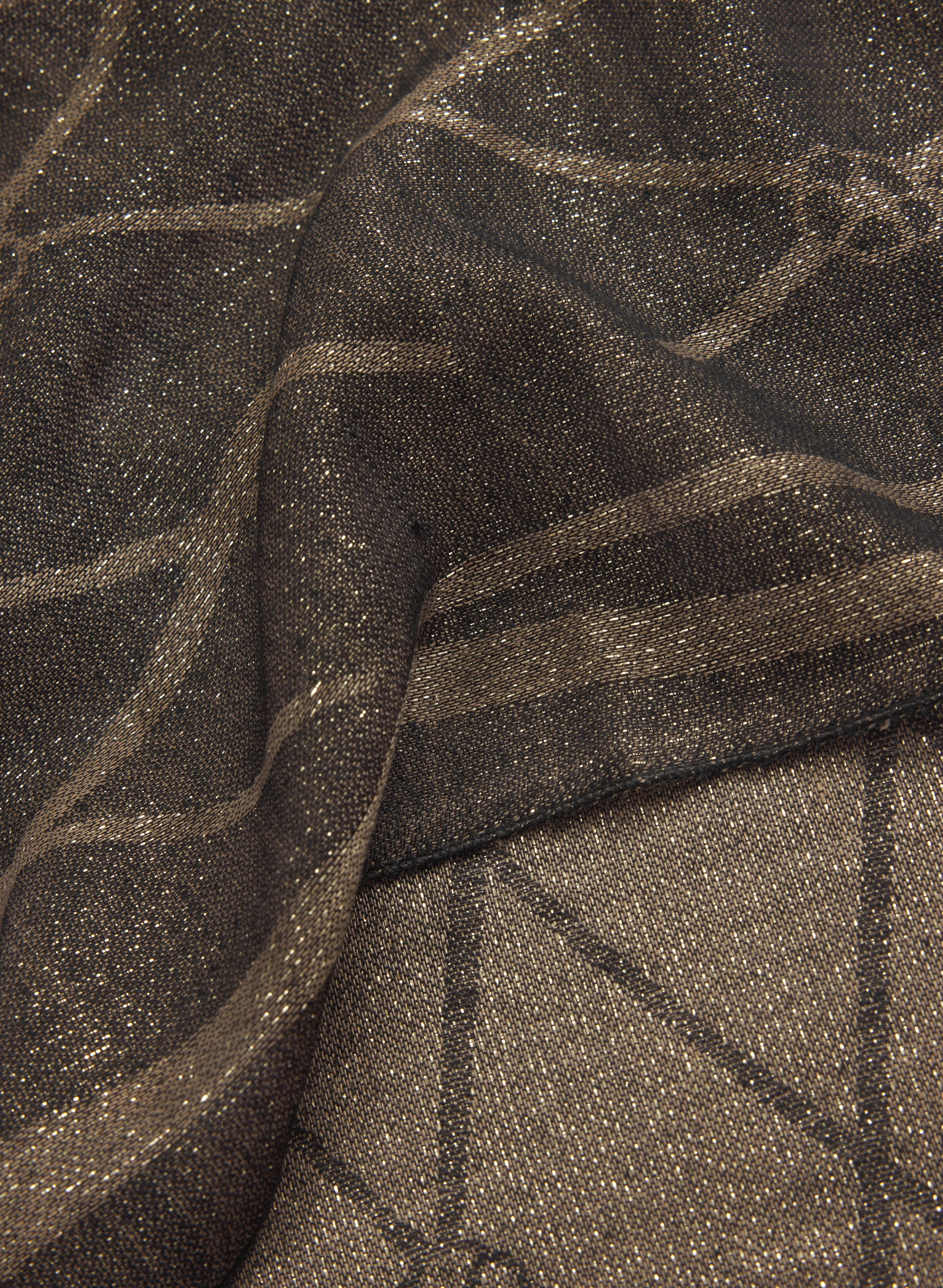 Lurex Rose Scarf - Image 3