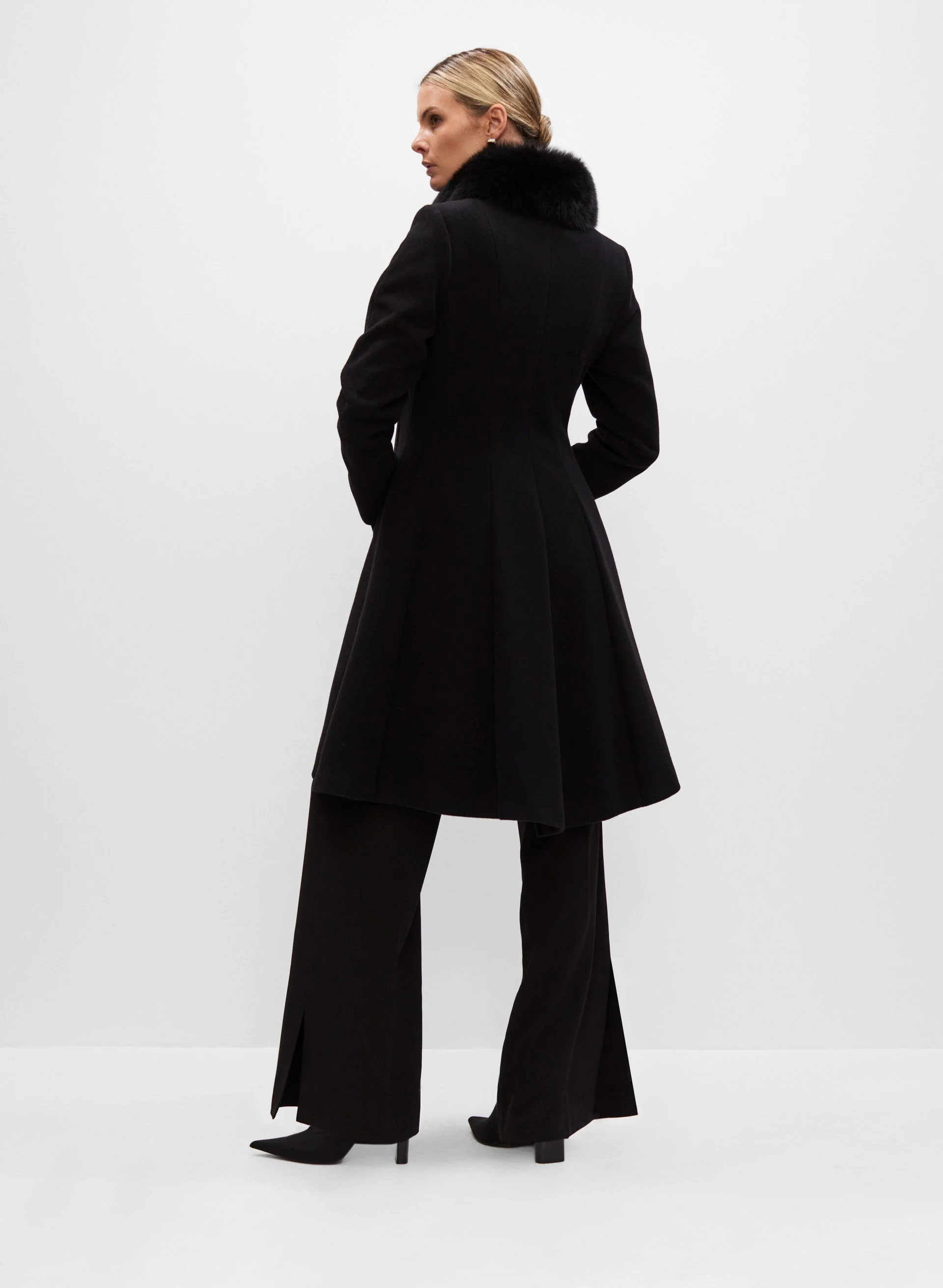 Mallia - Wool & Cashmere Blend Coat - Image 3