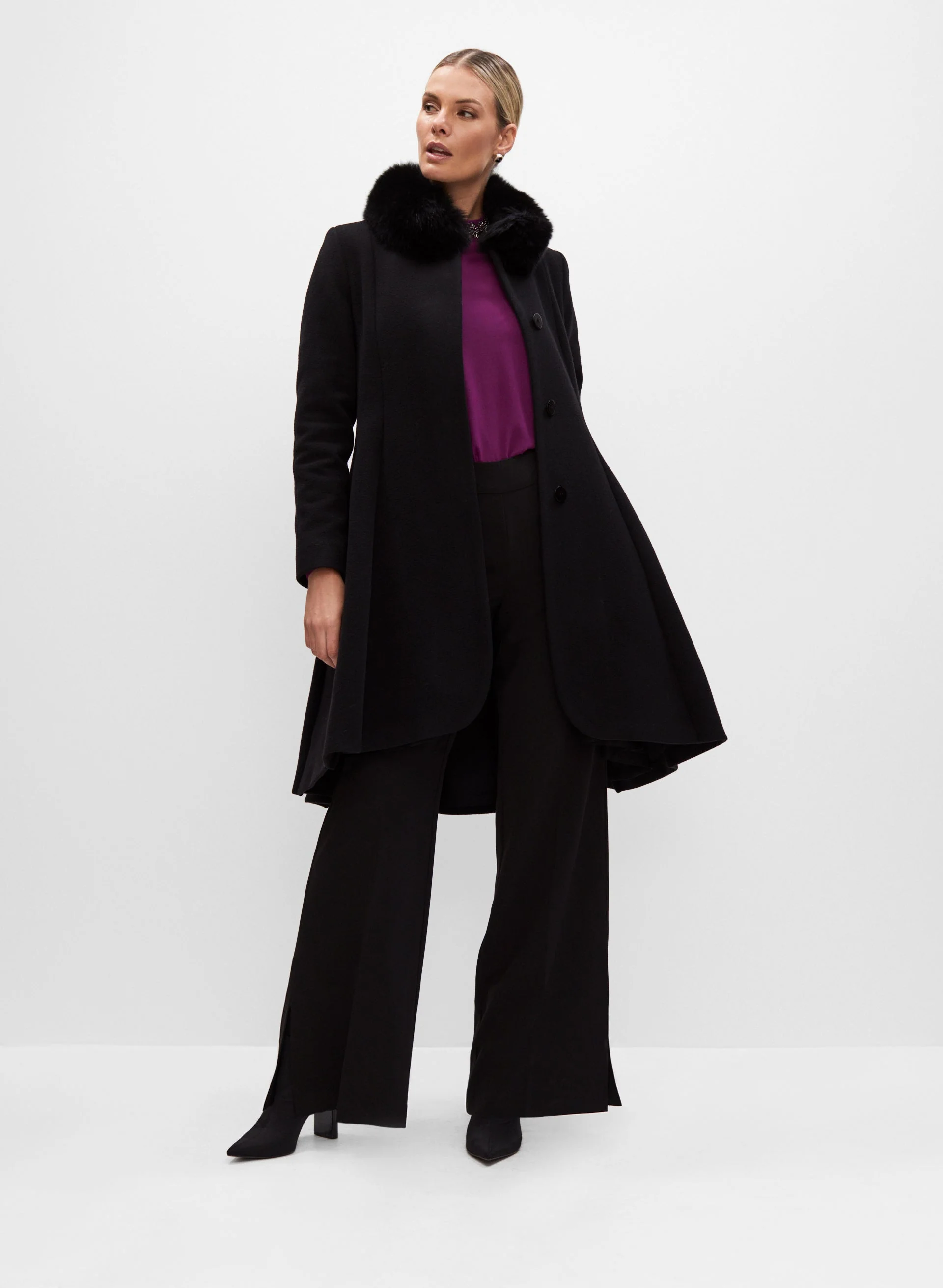Mallia - Wool & Cashmere Blend Coat - Image 4