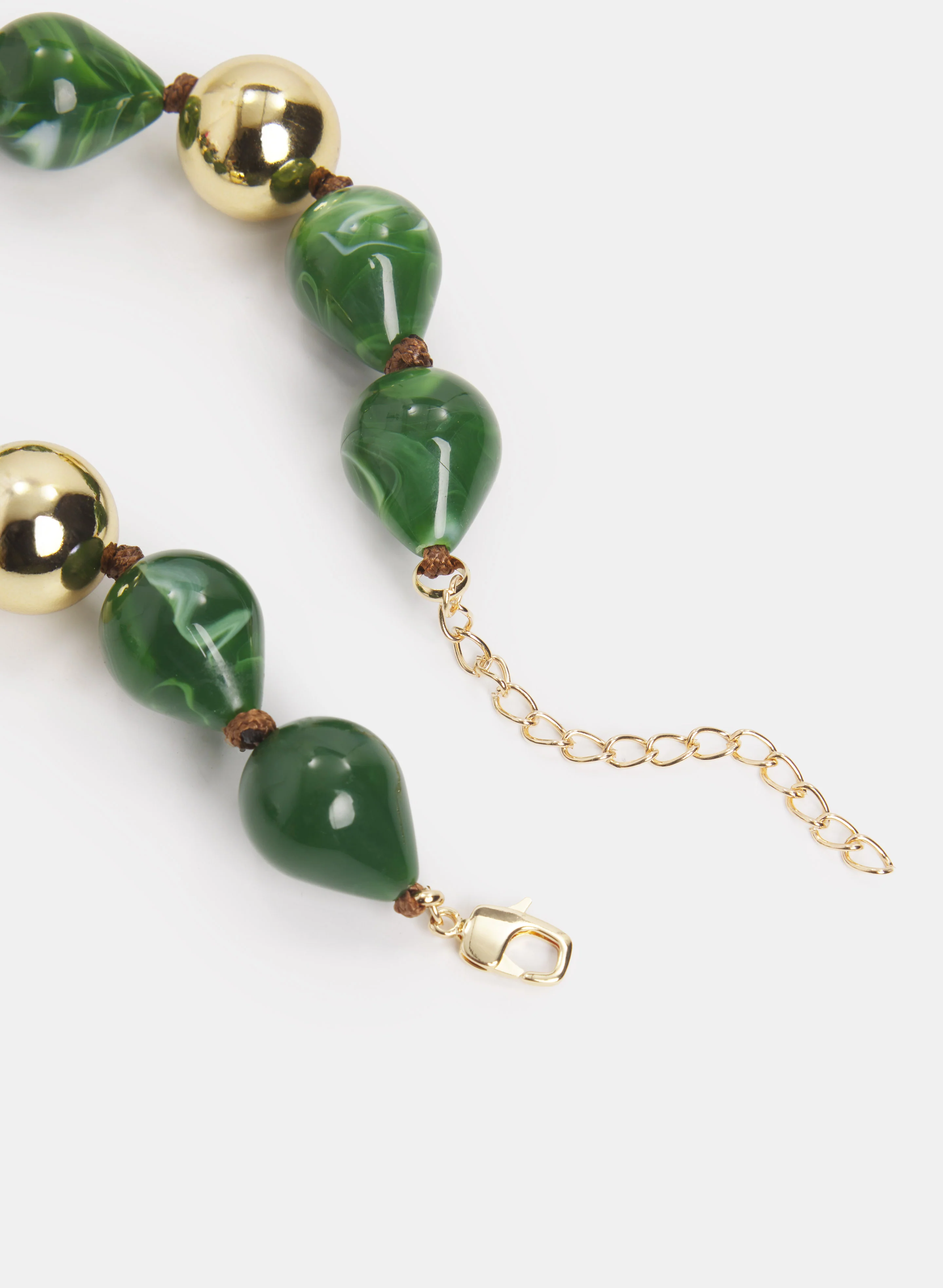 Marbled Bead Necklace - Image 2