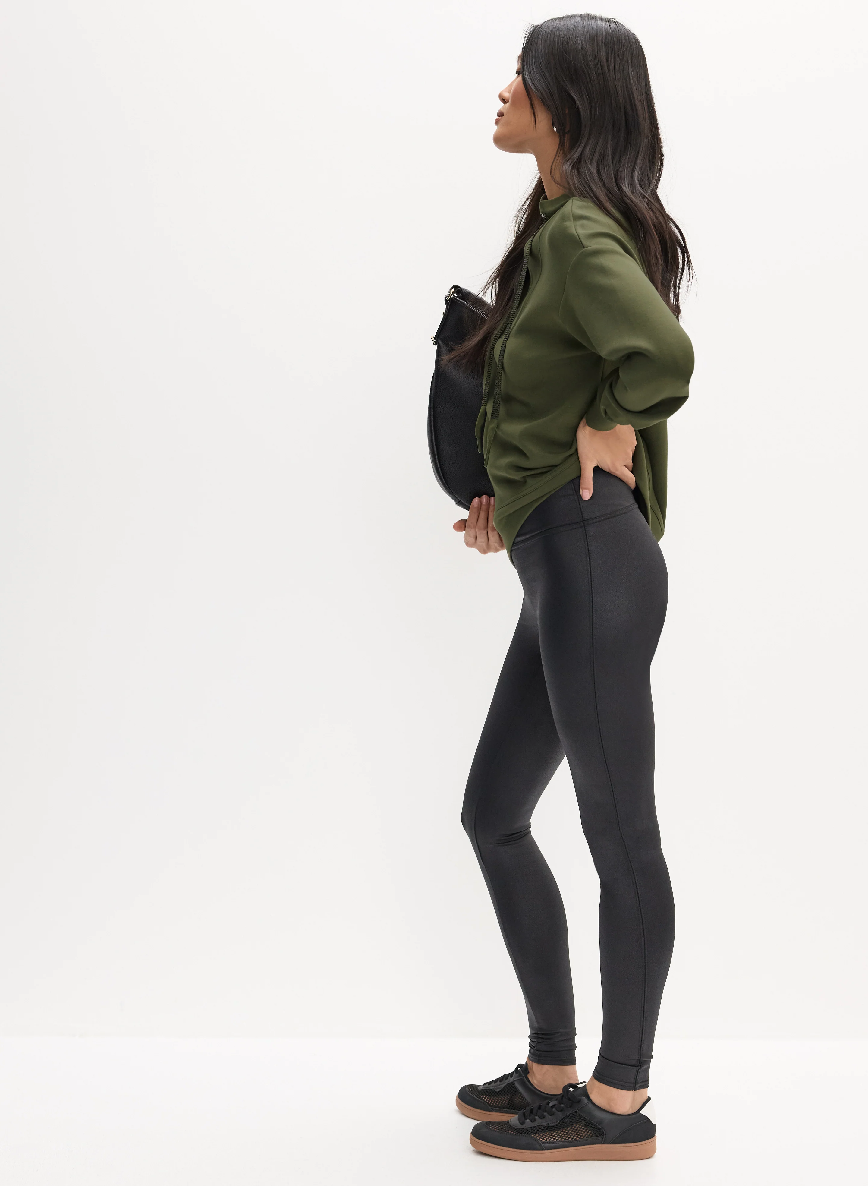 Matte High-Rise Leggings - Image 5