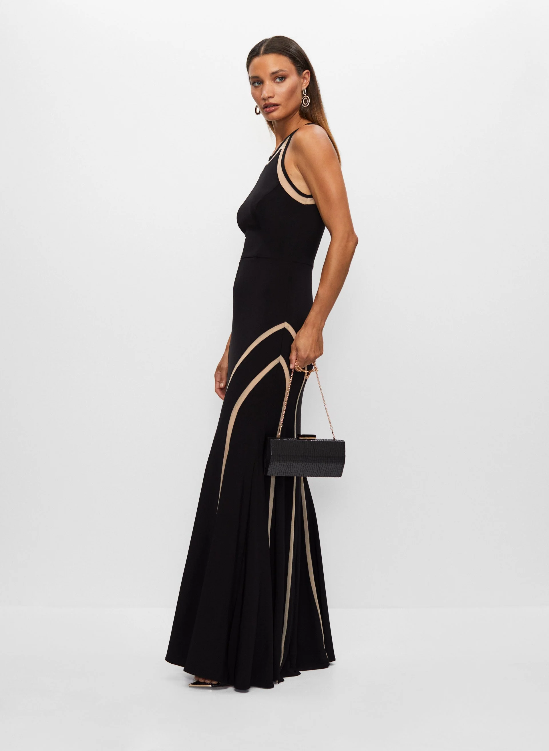 BA Nites - Mesh Illusion Dress - Image 3