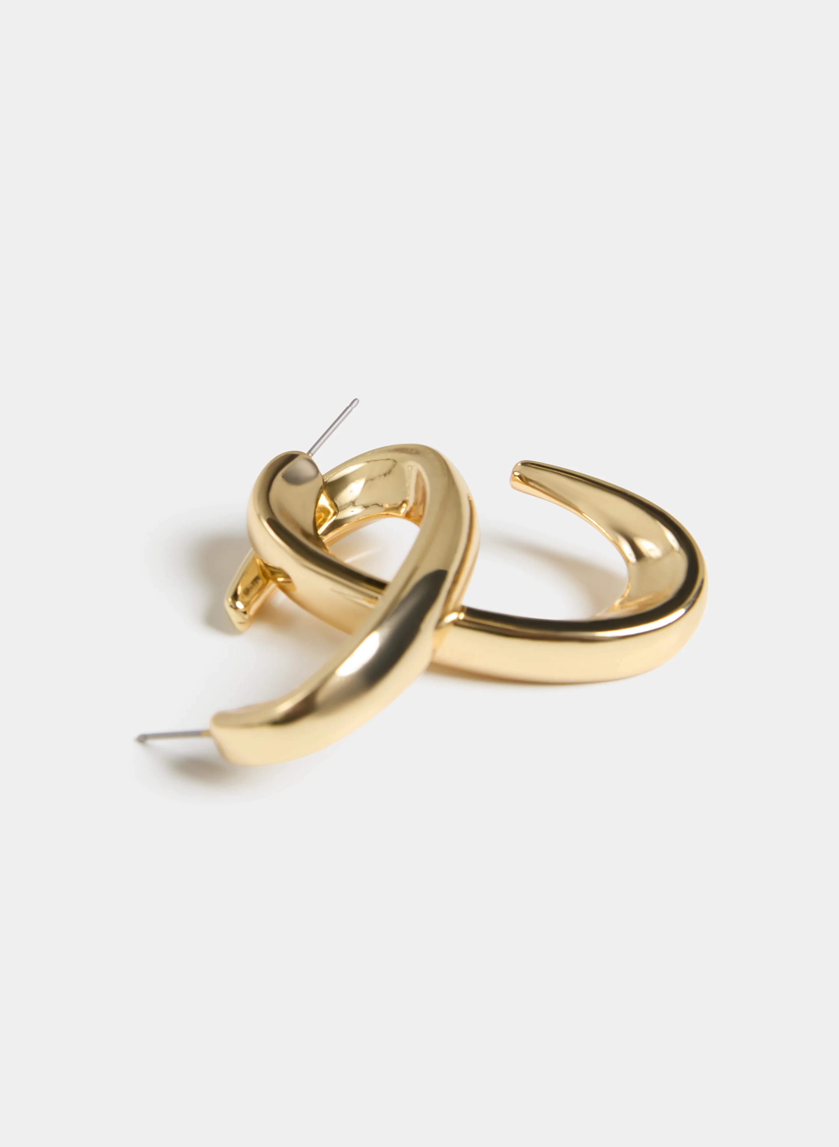 Metal Hoop Earrings - Image 3