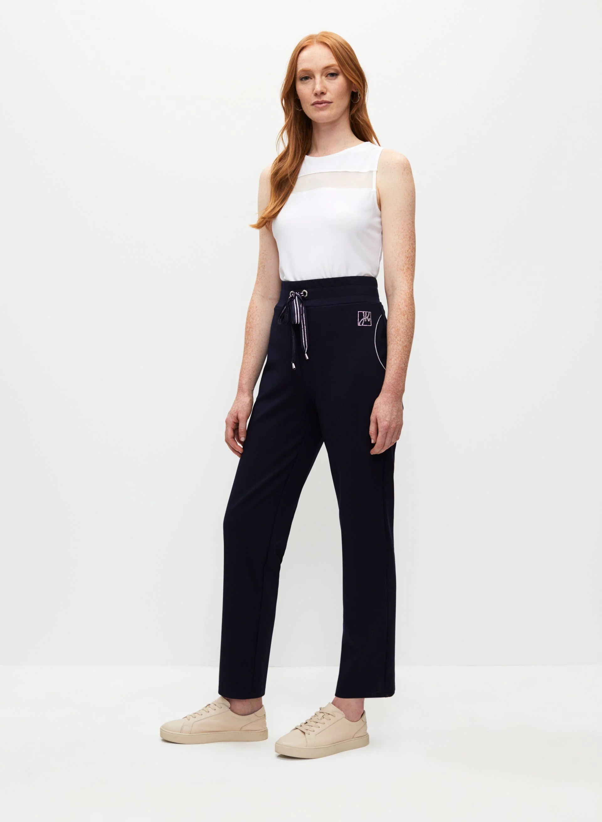 Metallic Detail Jogger Pants - Image 3