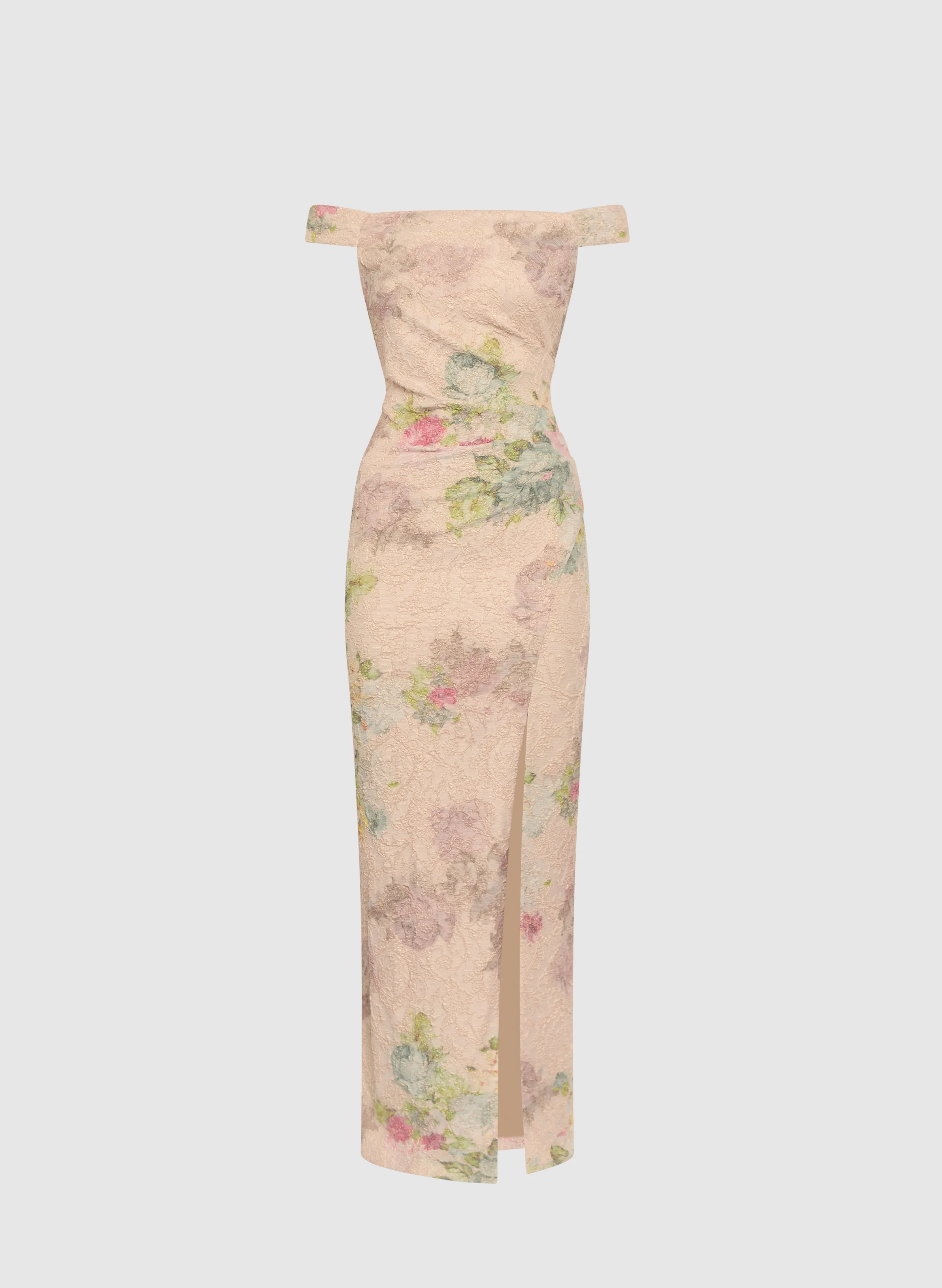 Adrianna Papell - Metallic Floral Dress - Image 5