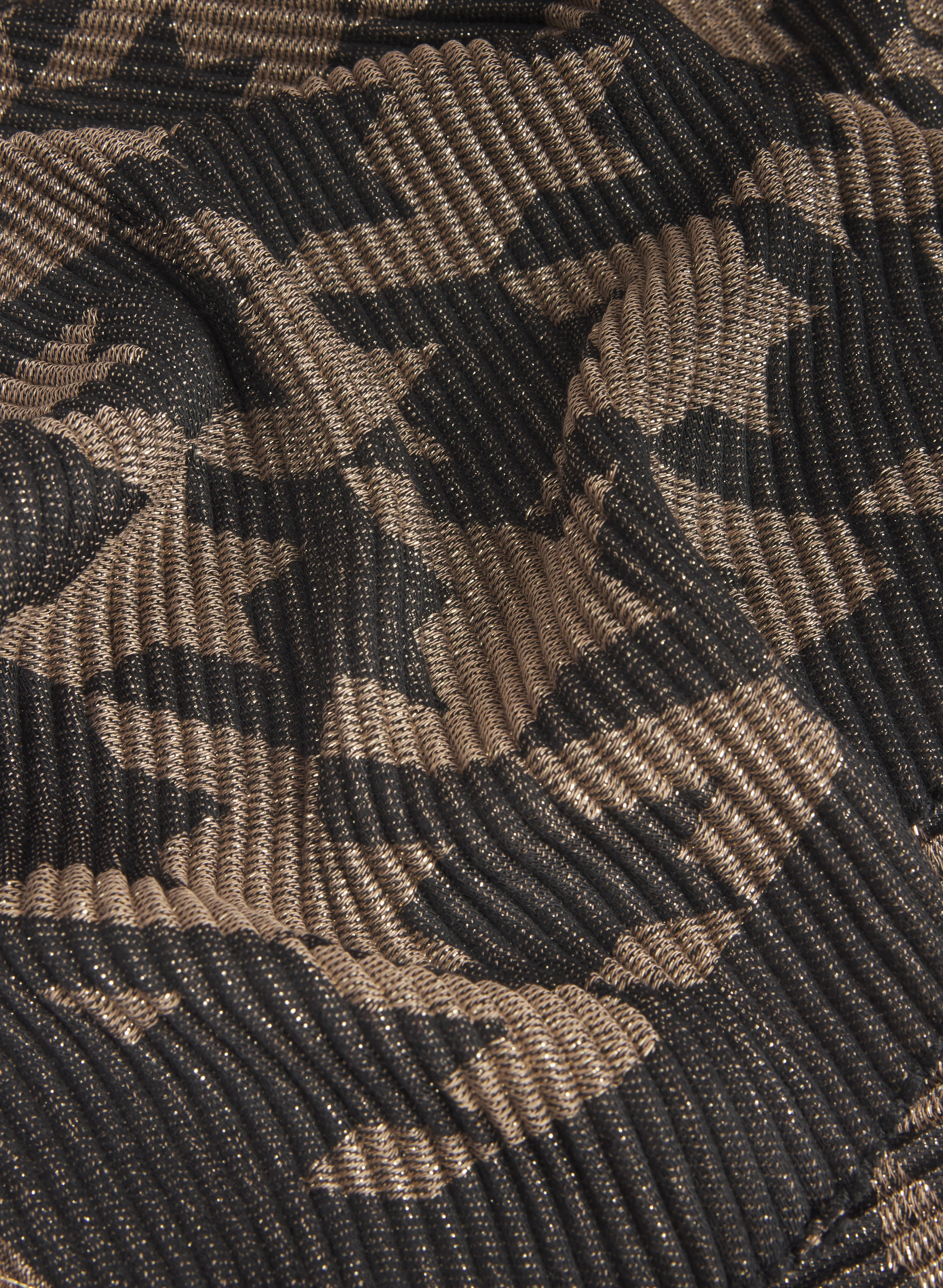 Metallic Houndstooth Scarf - Image 3