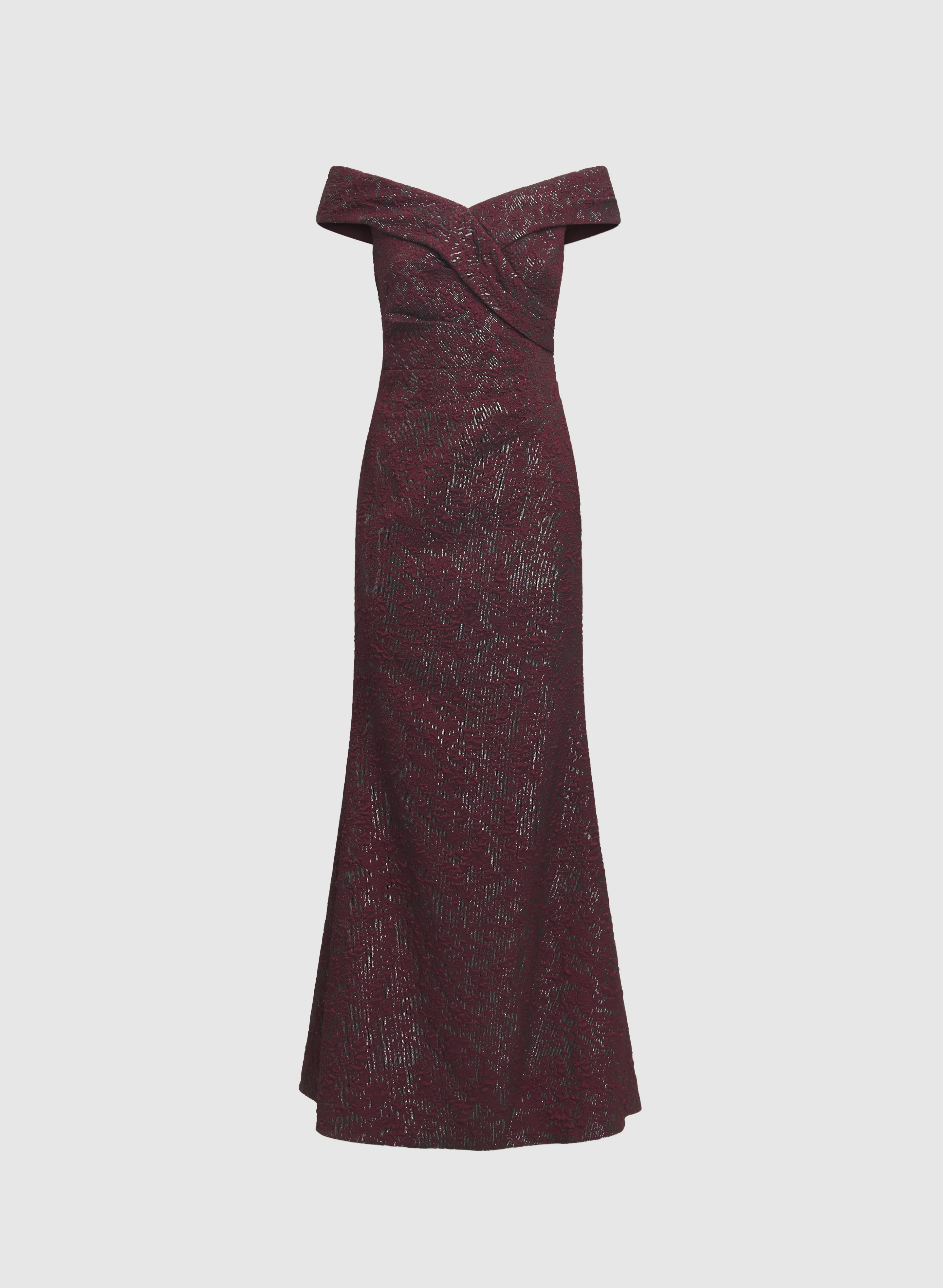 Adrianna Papell - Metallic Jacquard Dress - Image 6