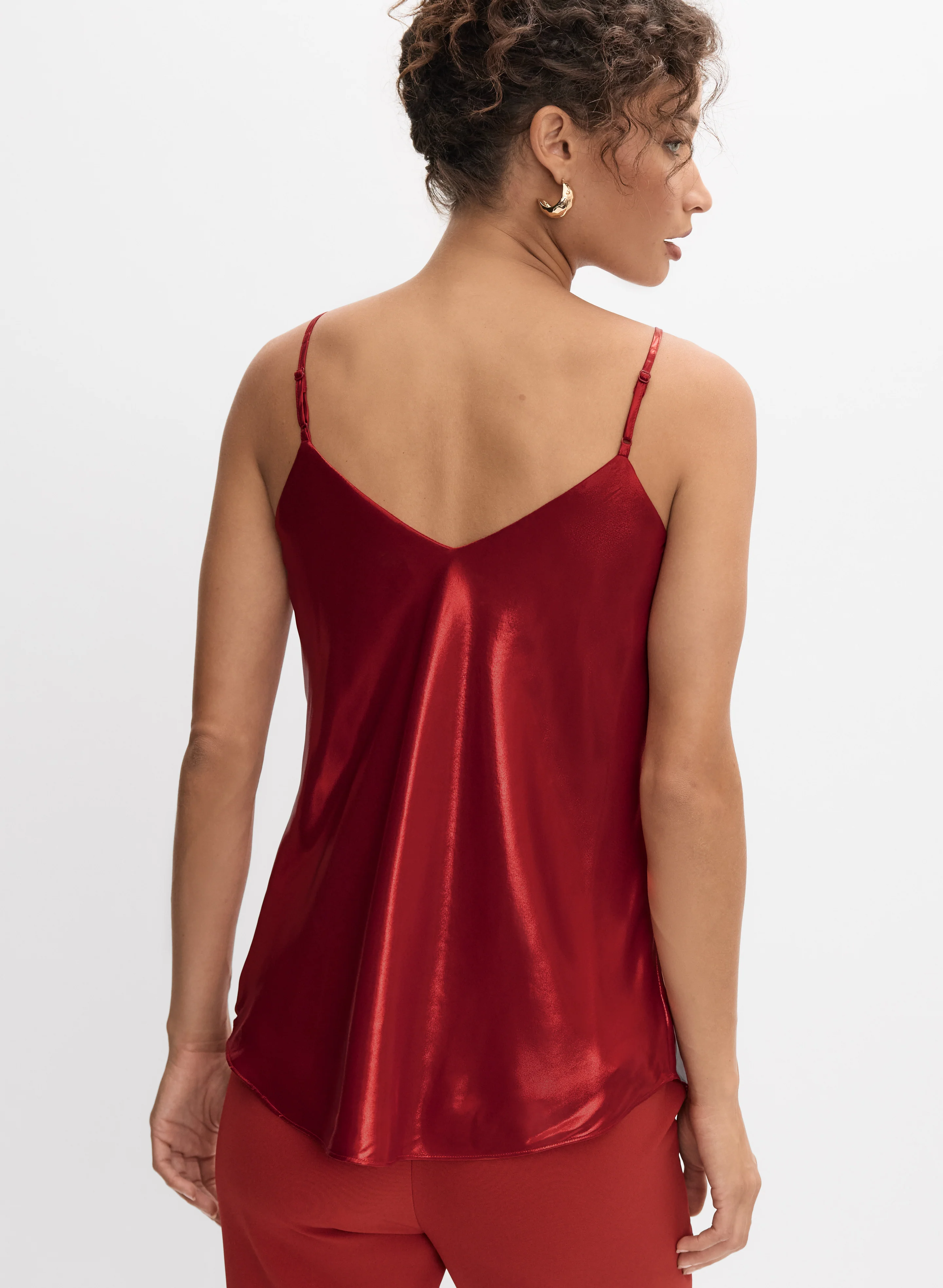 Metallic Lamé Tank Top - Image 4