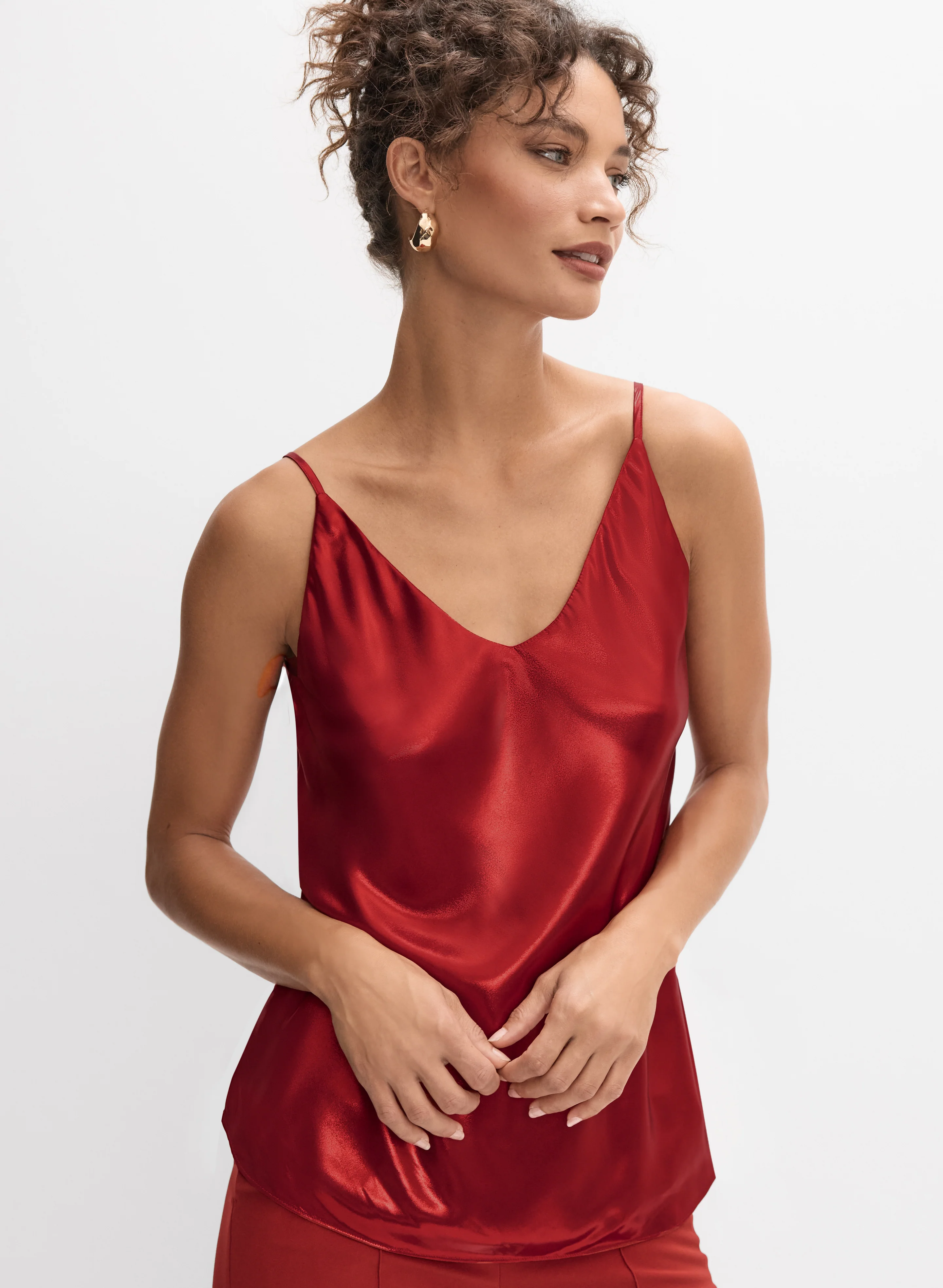 Metallic Lamé Tank Top - Image 8