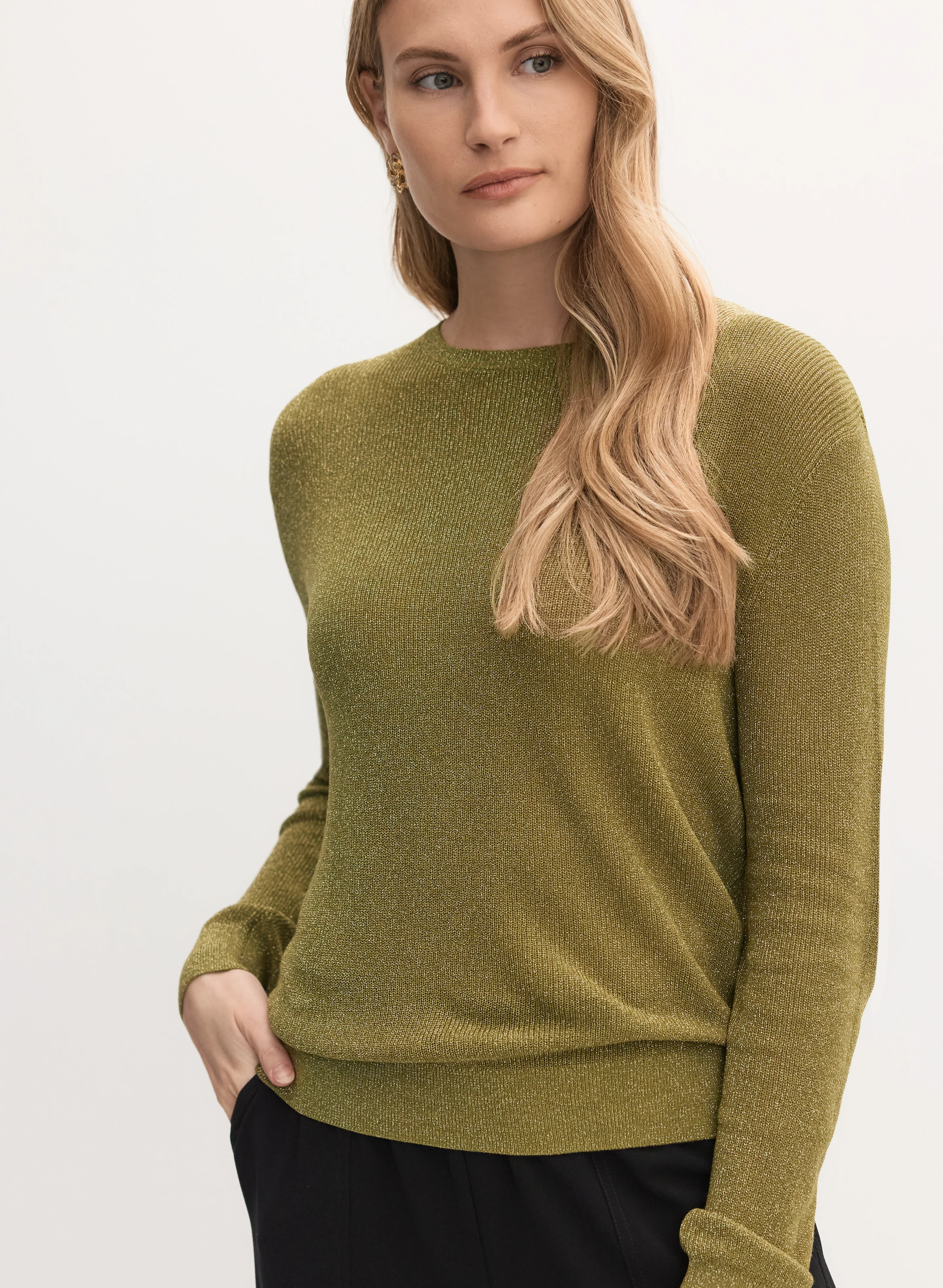 Metallic Lurex Sweater - Image 5