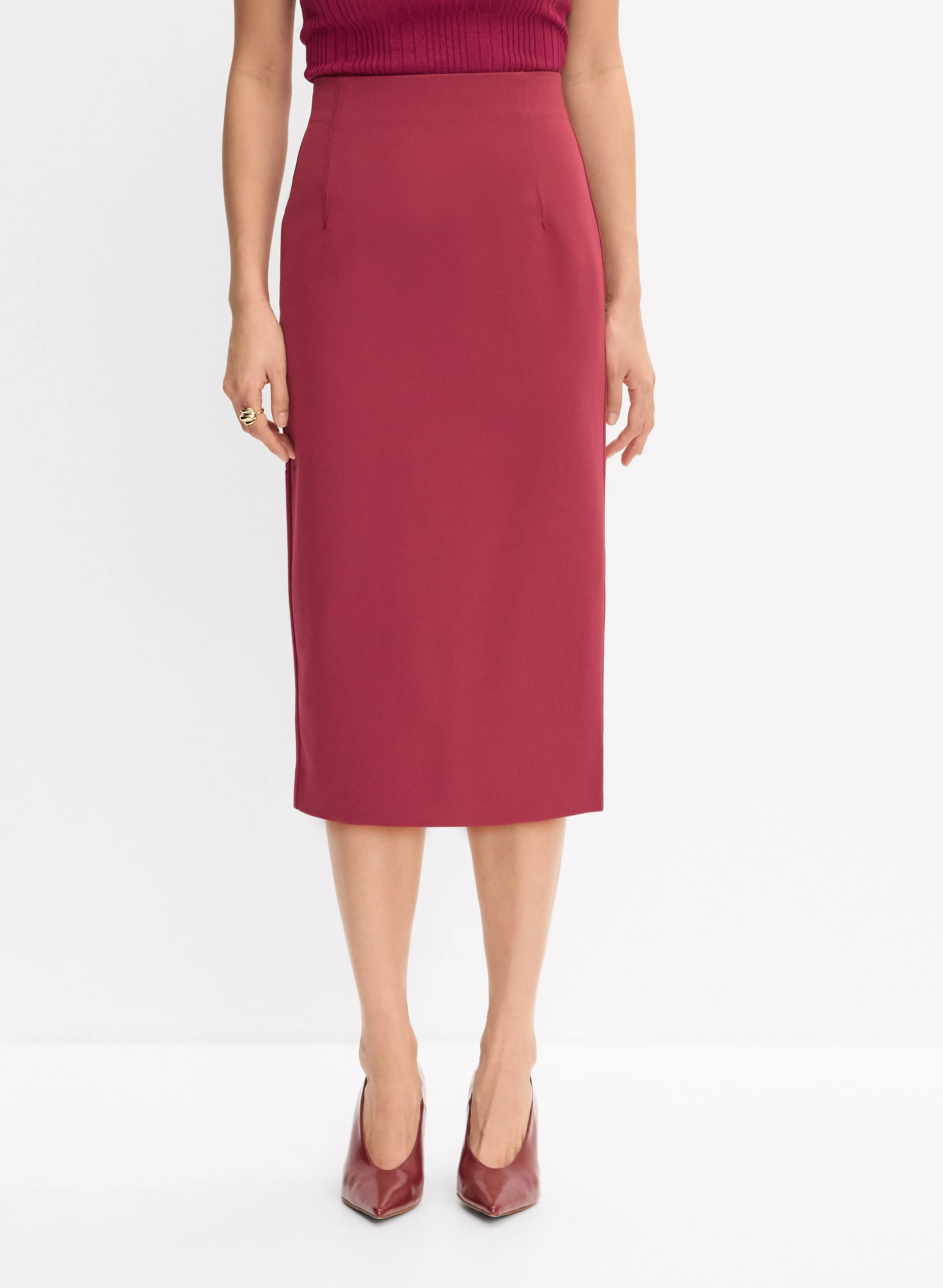 Midi Pencil Skirt