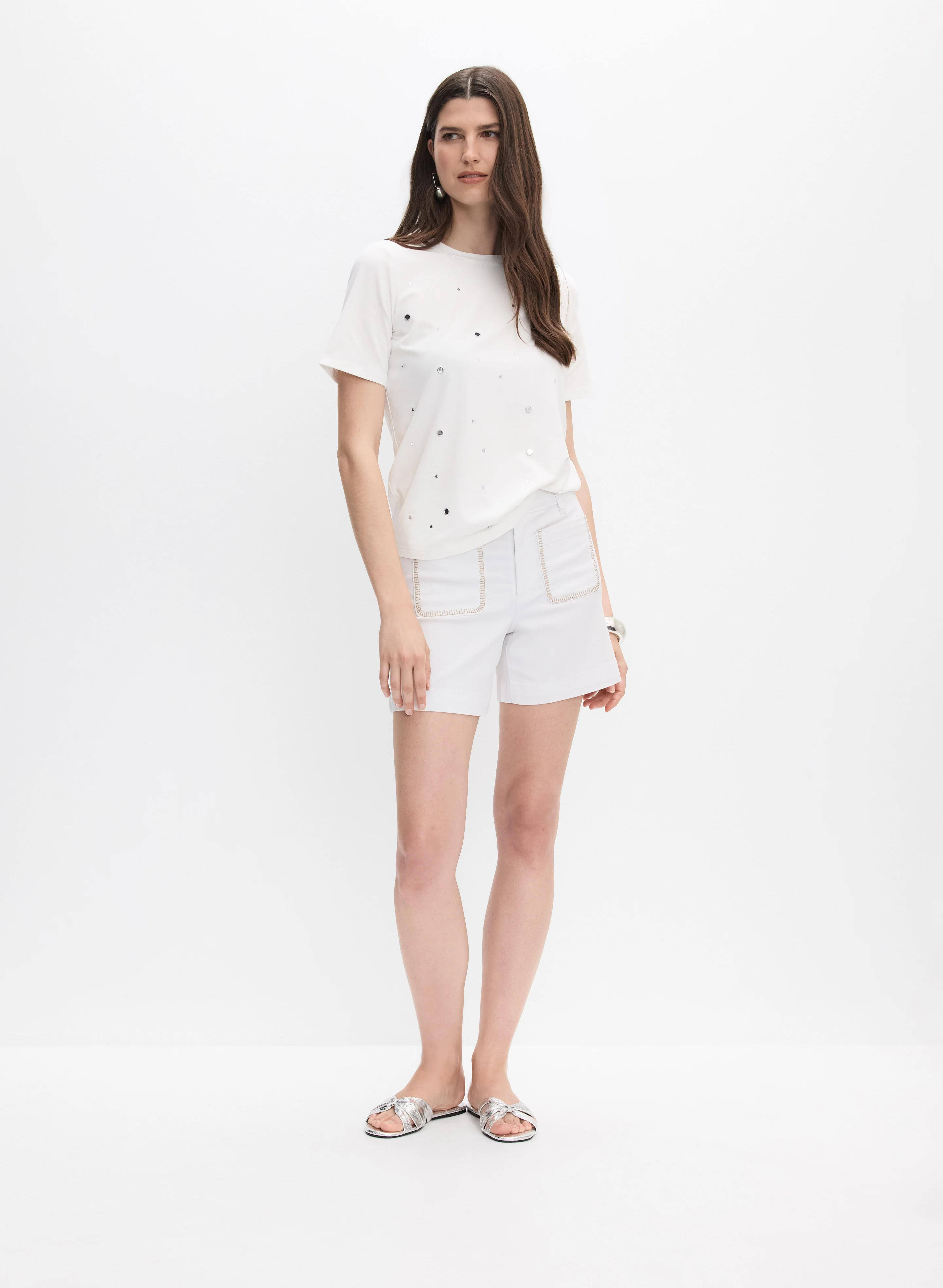 Mirror Embellished T-Shirt - Image 3