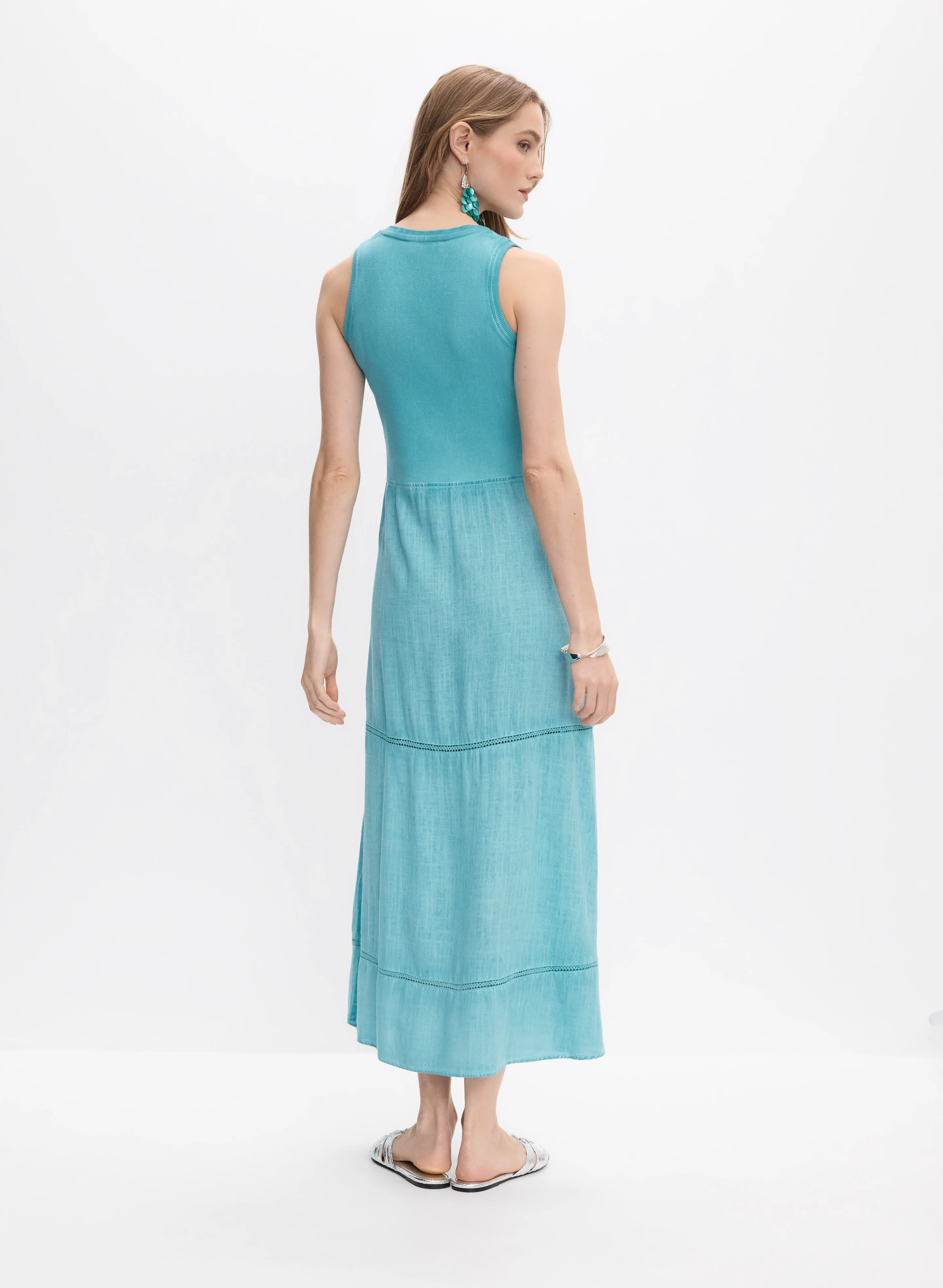 Mixed Media Dress - Image 4