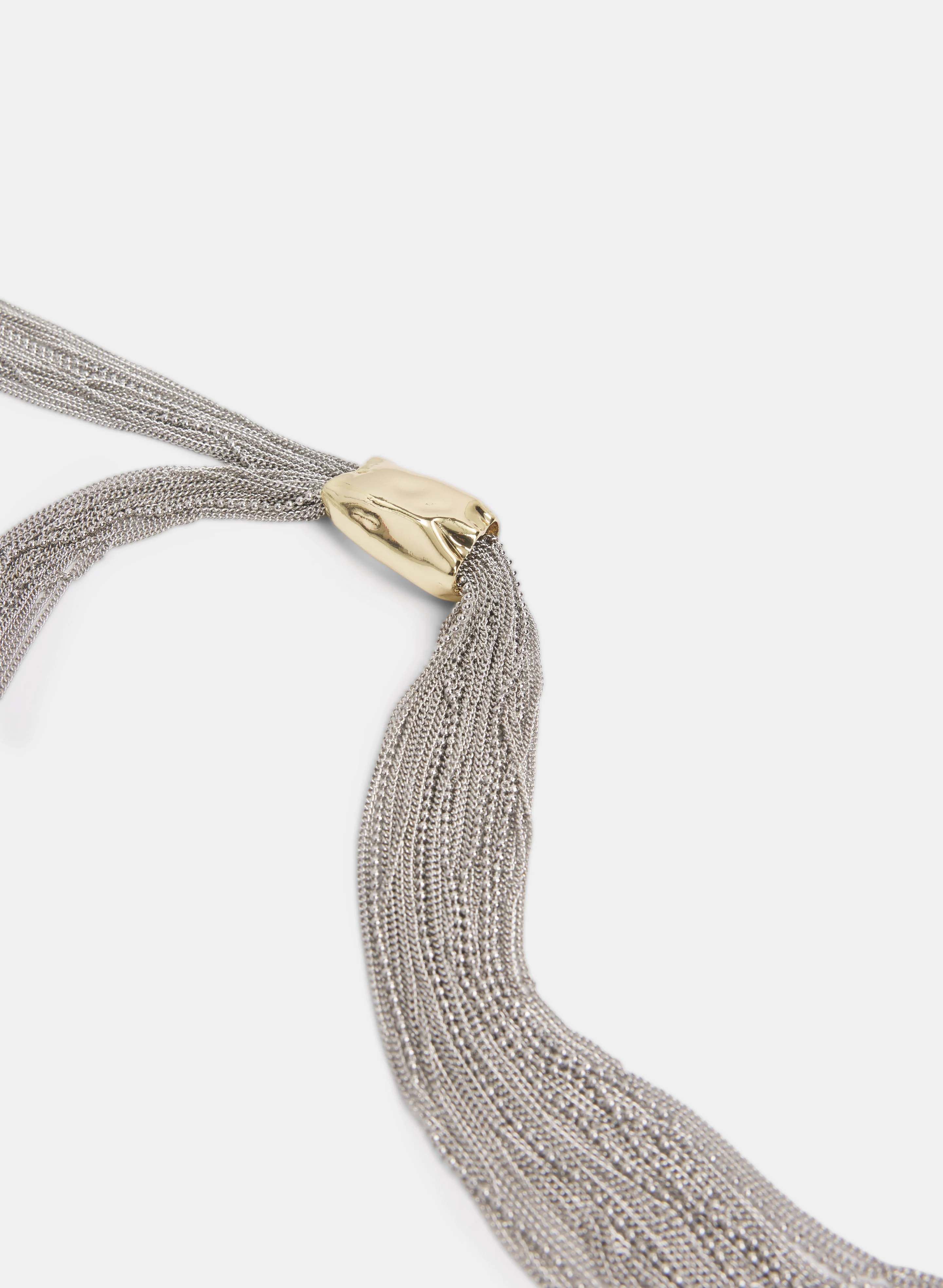 Mixed Multi-Chain Y Necklace - Image 3