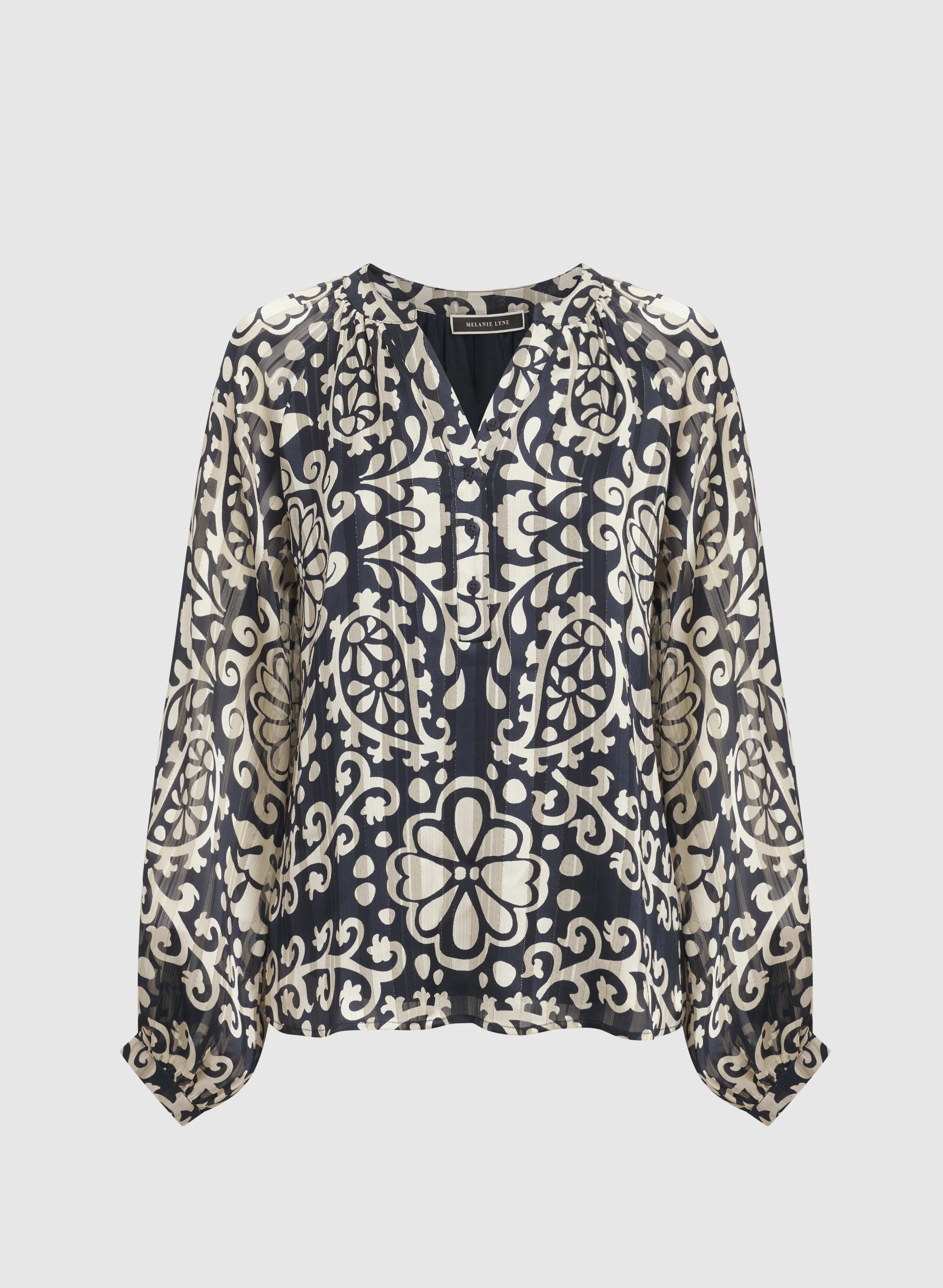 Mixed Paisley Blouse - Image 6
