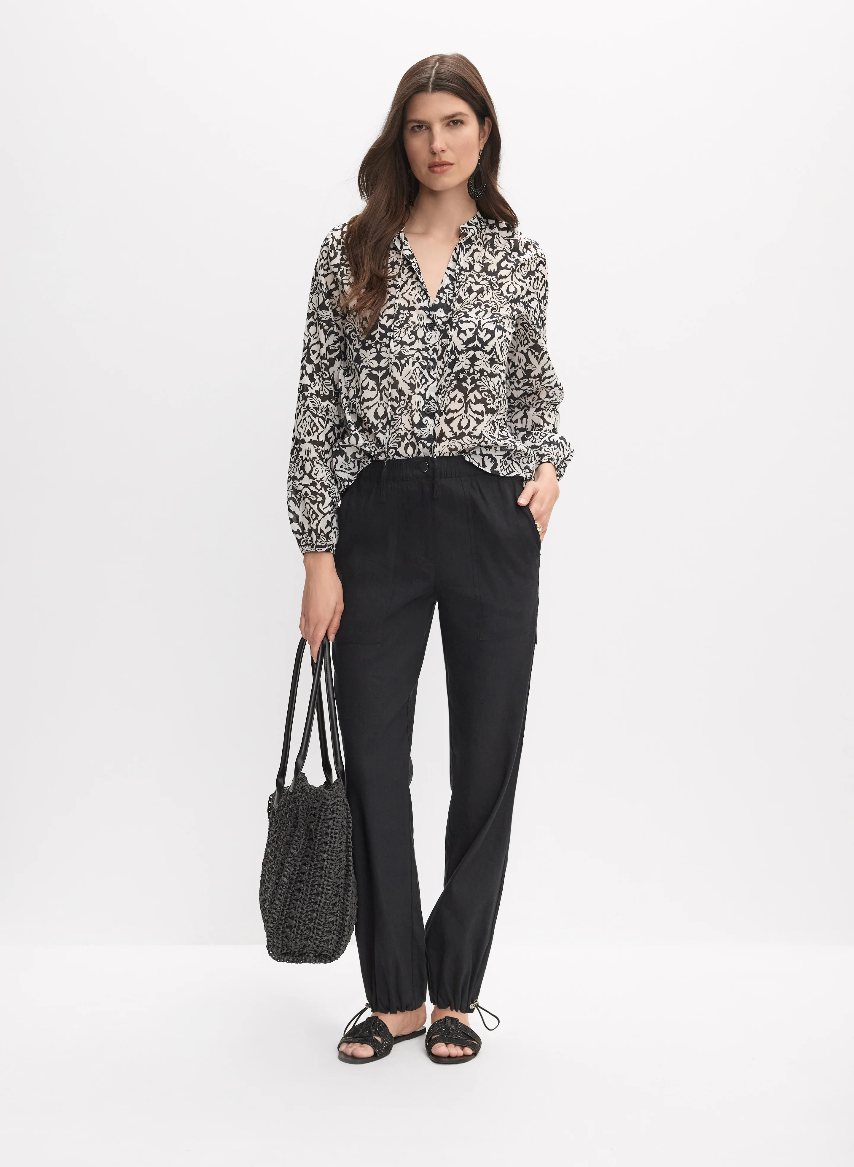 Mixed Print Blouse - Image 3