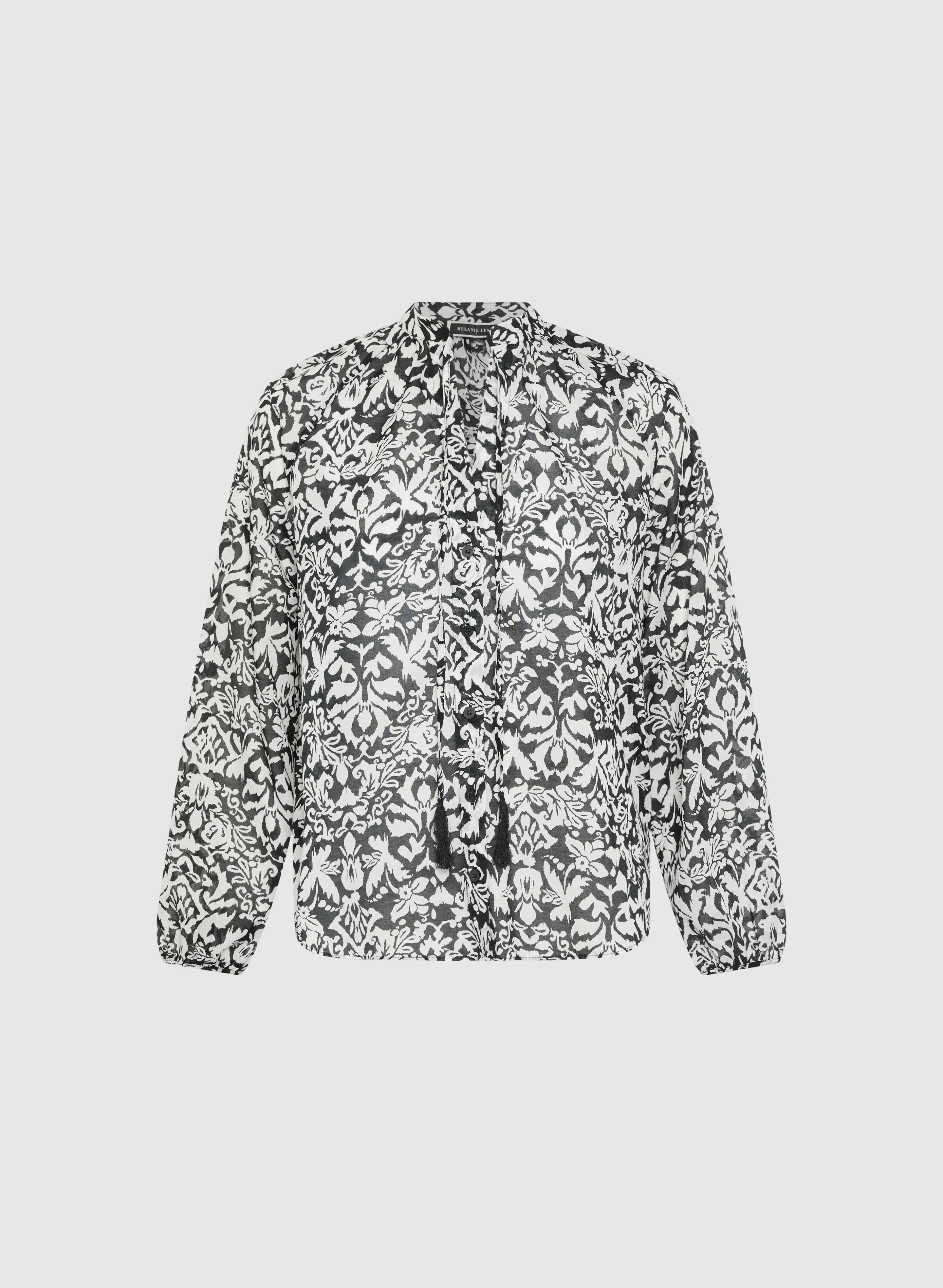 Mixed Print Blouse - Image 6