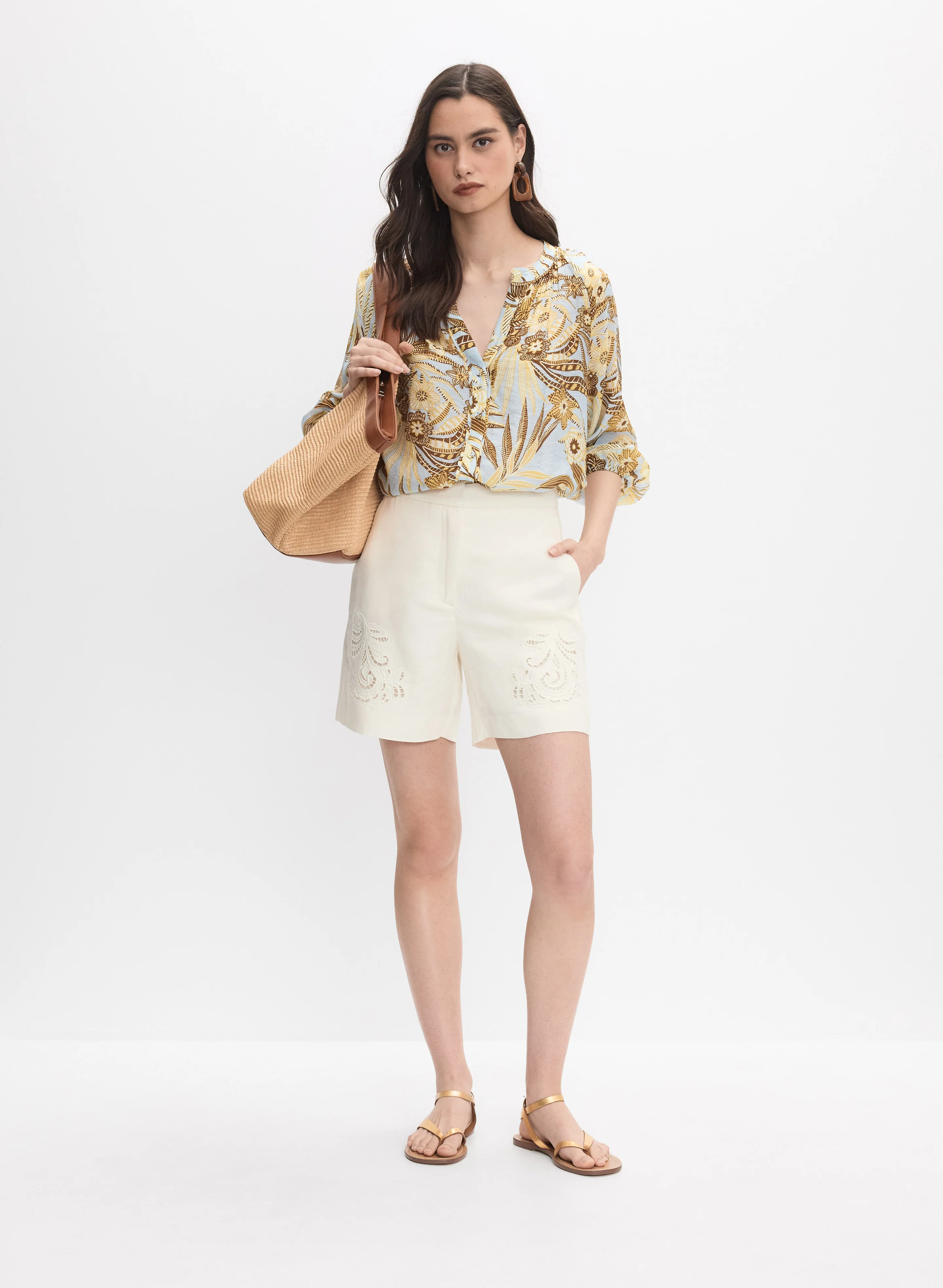 Mixed Print Blouse - Image 3
