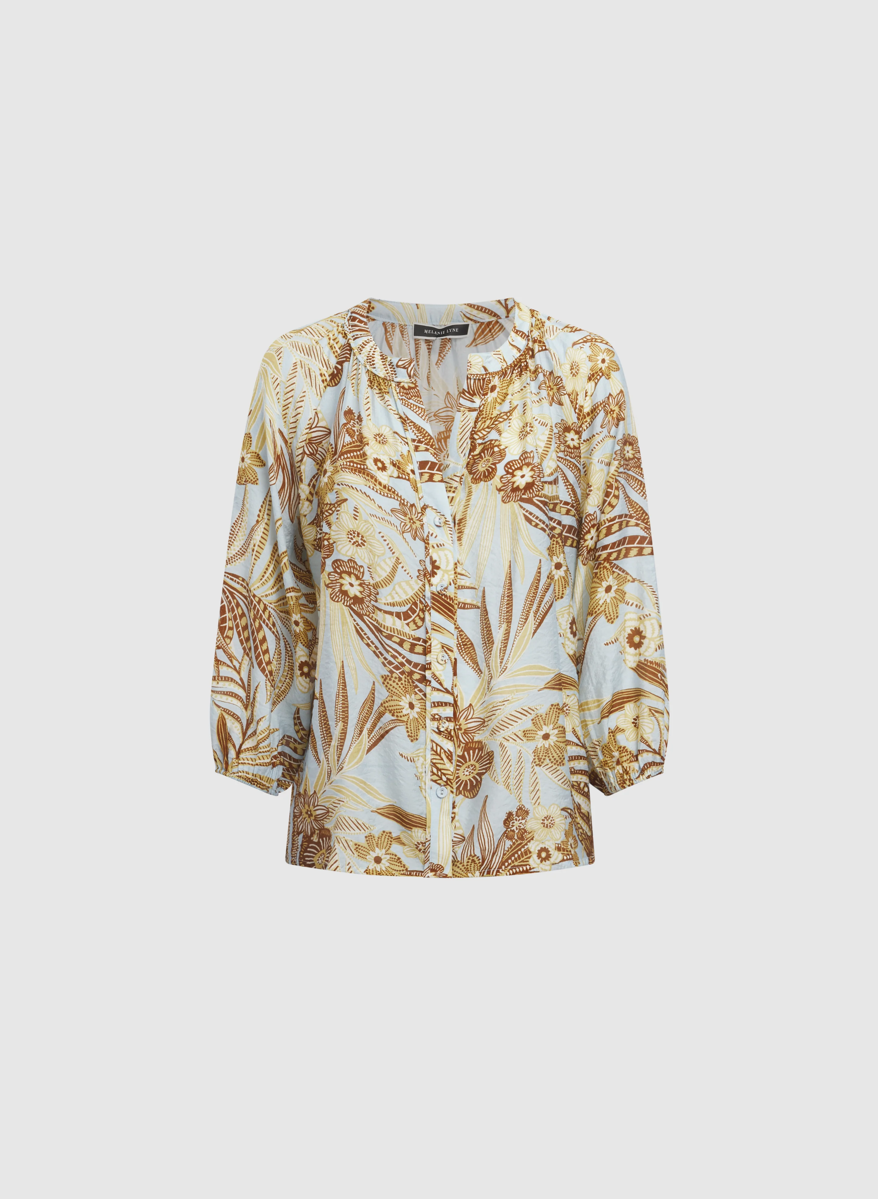Mixed Print Blouse - Image 6