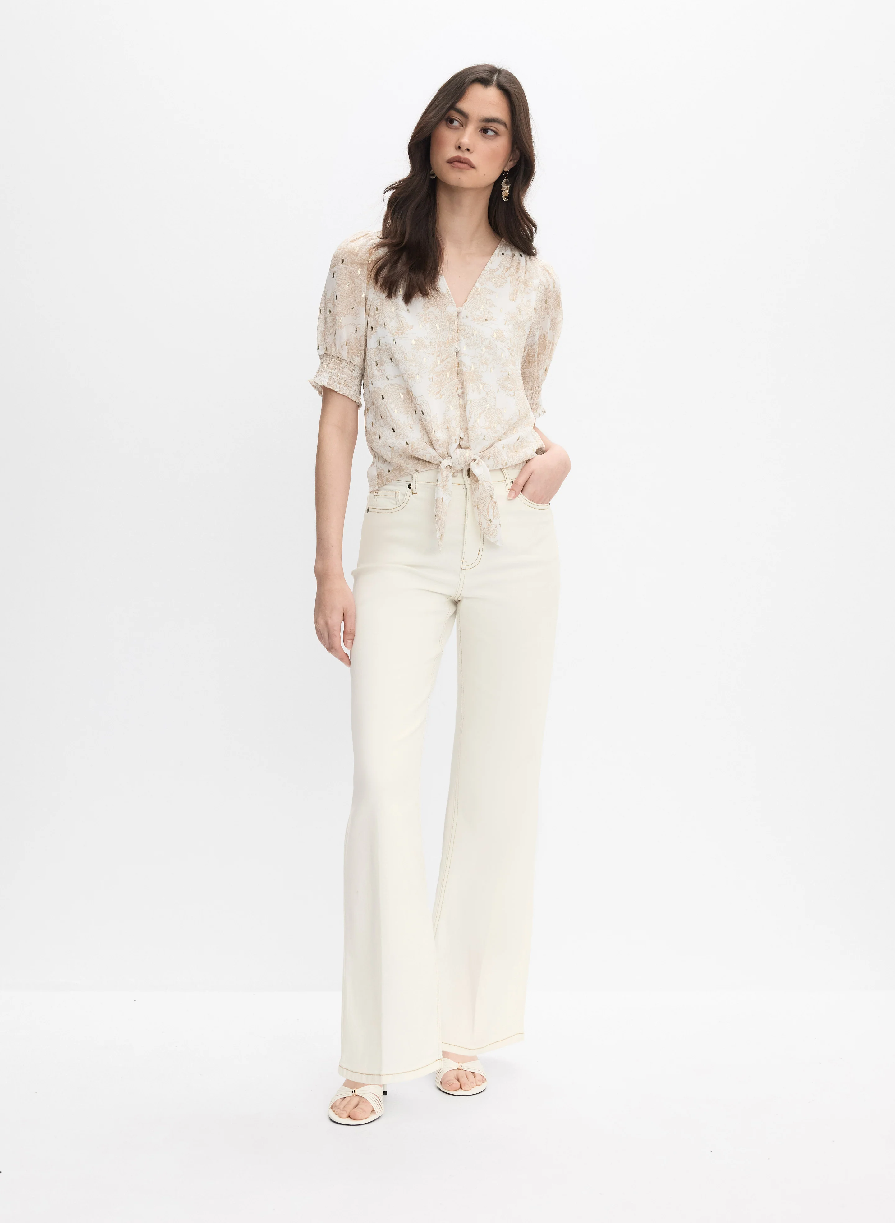 Mixed Print Blouse - Image 3