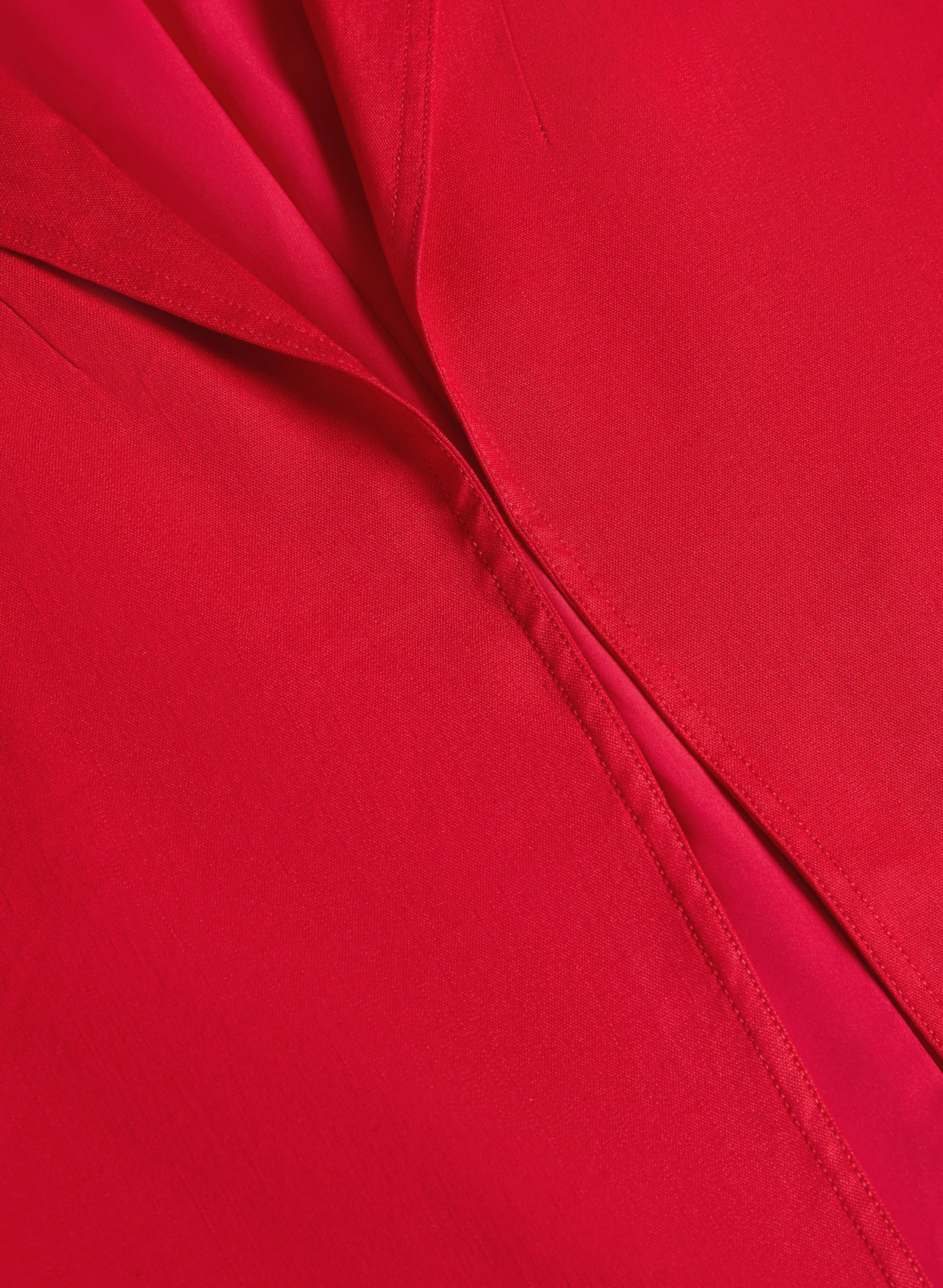 Open Linen-Blend Blazer - Image 7