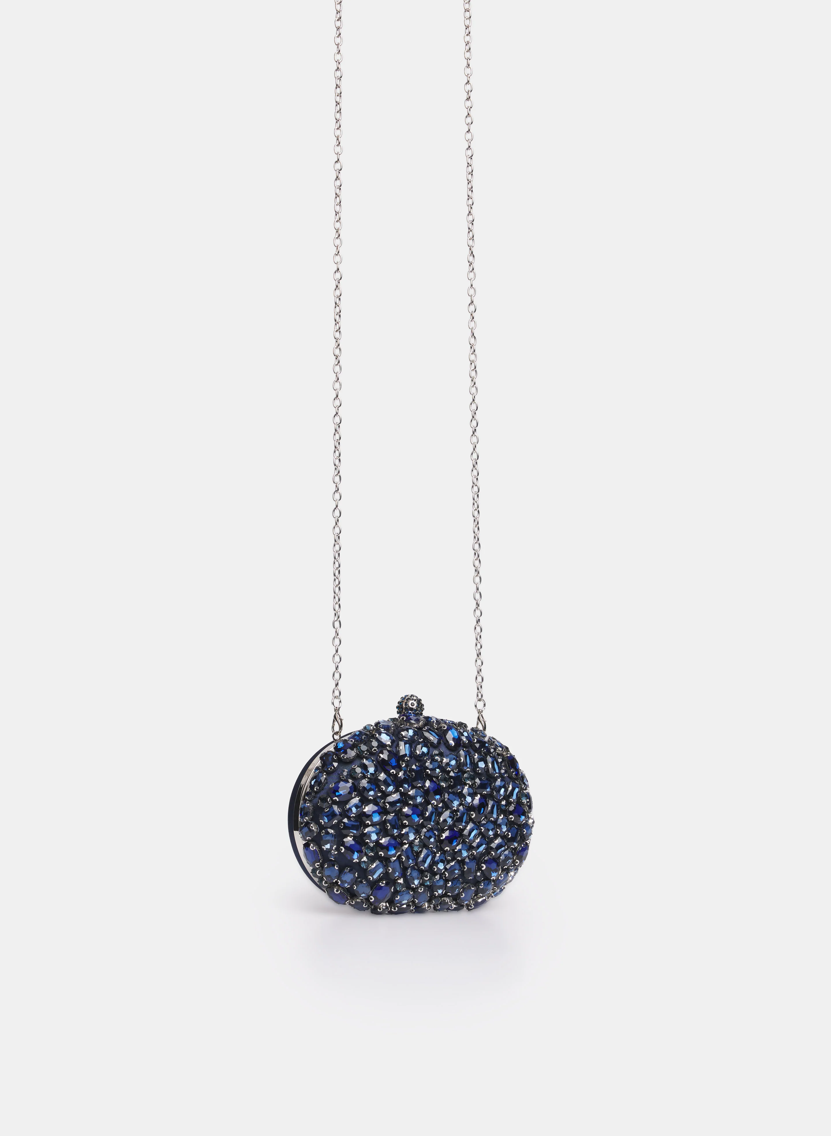 Oval Crystal Box Clutch - Image 3