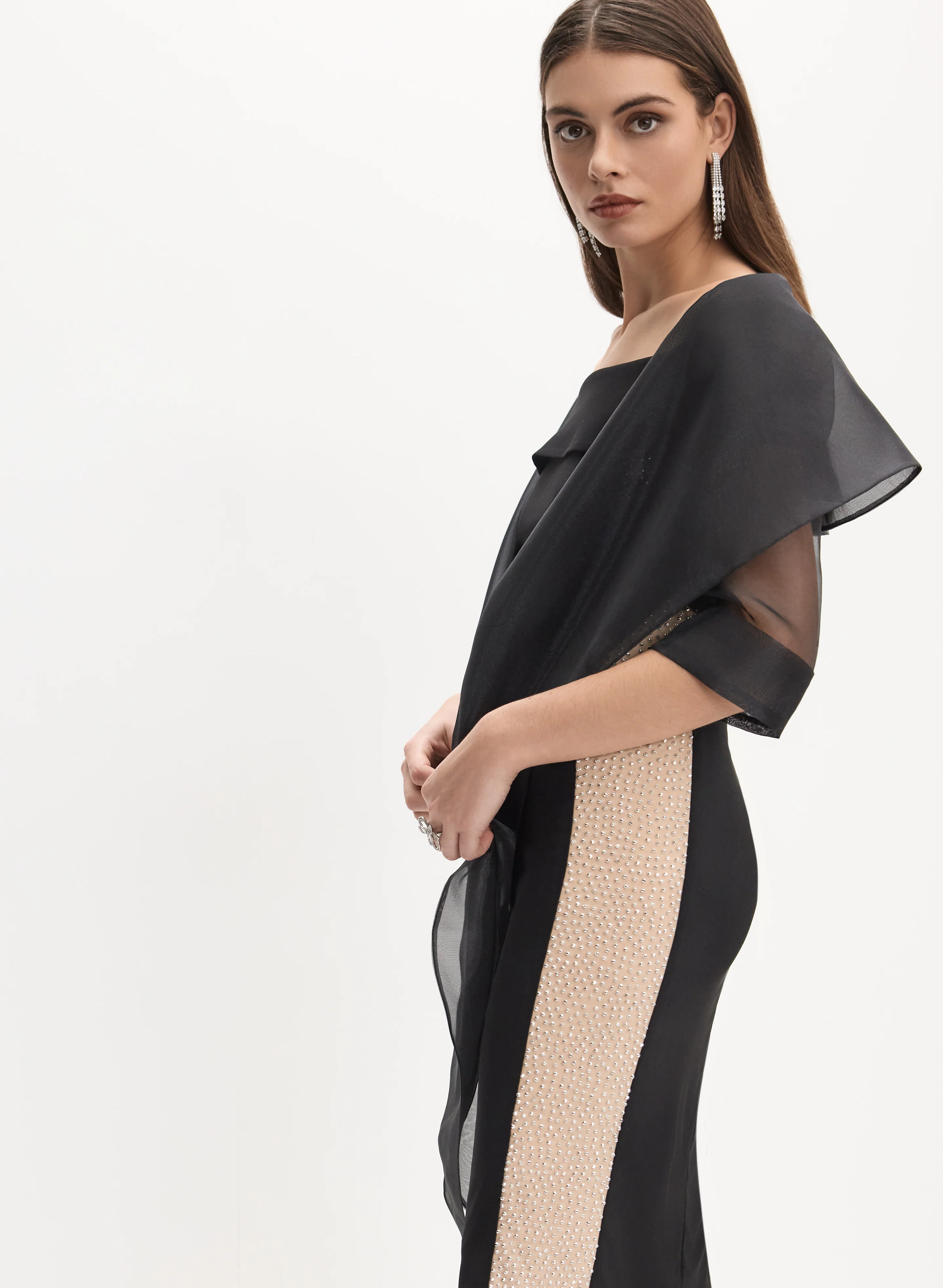 Oversized Tie Detail Bolero - Image 4