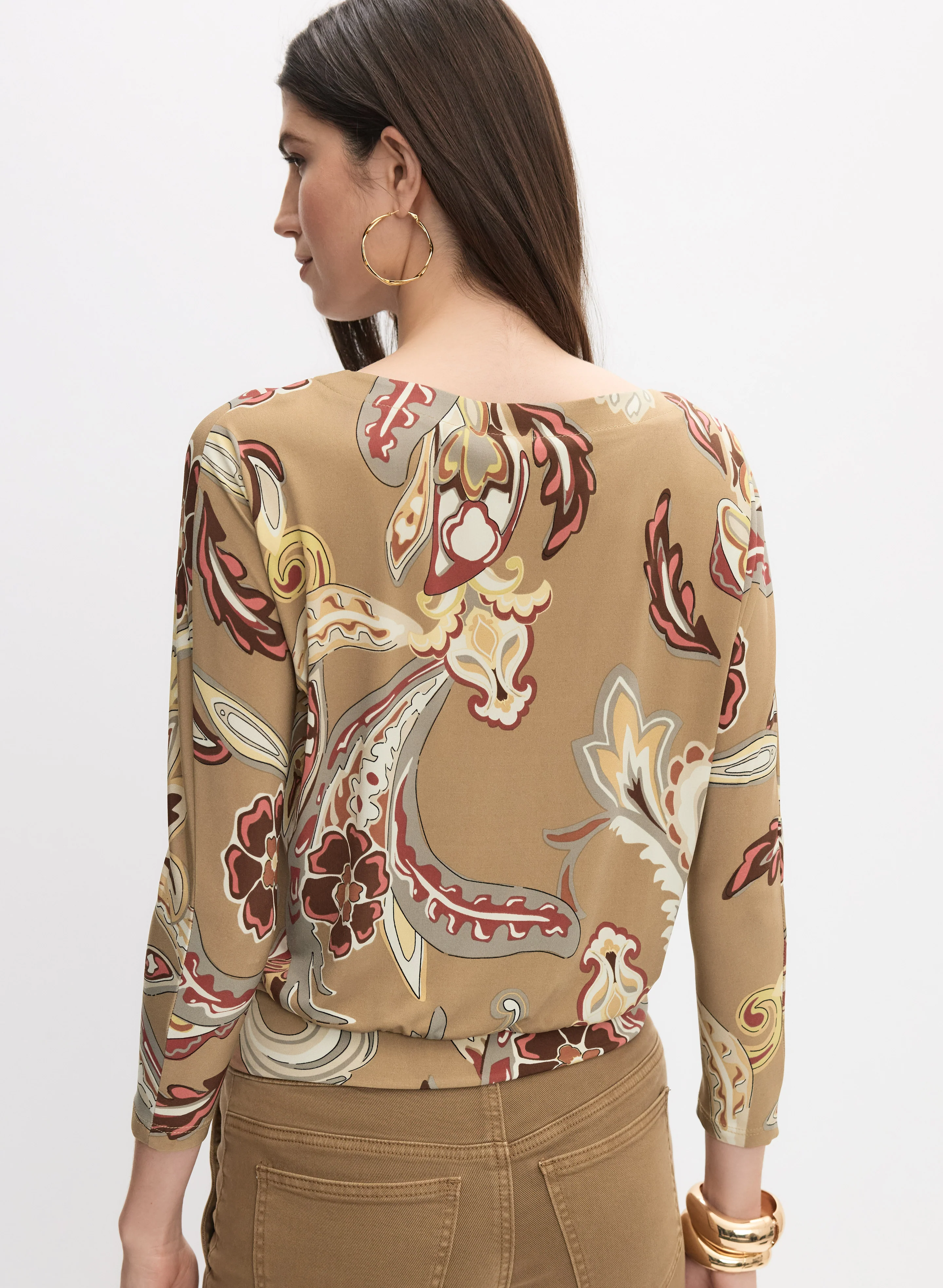 Paisley Blouson Top - Image 4