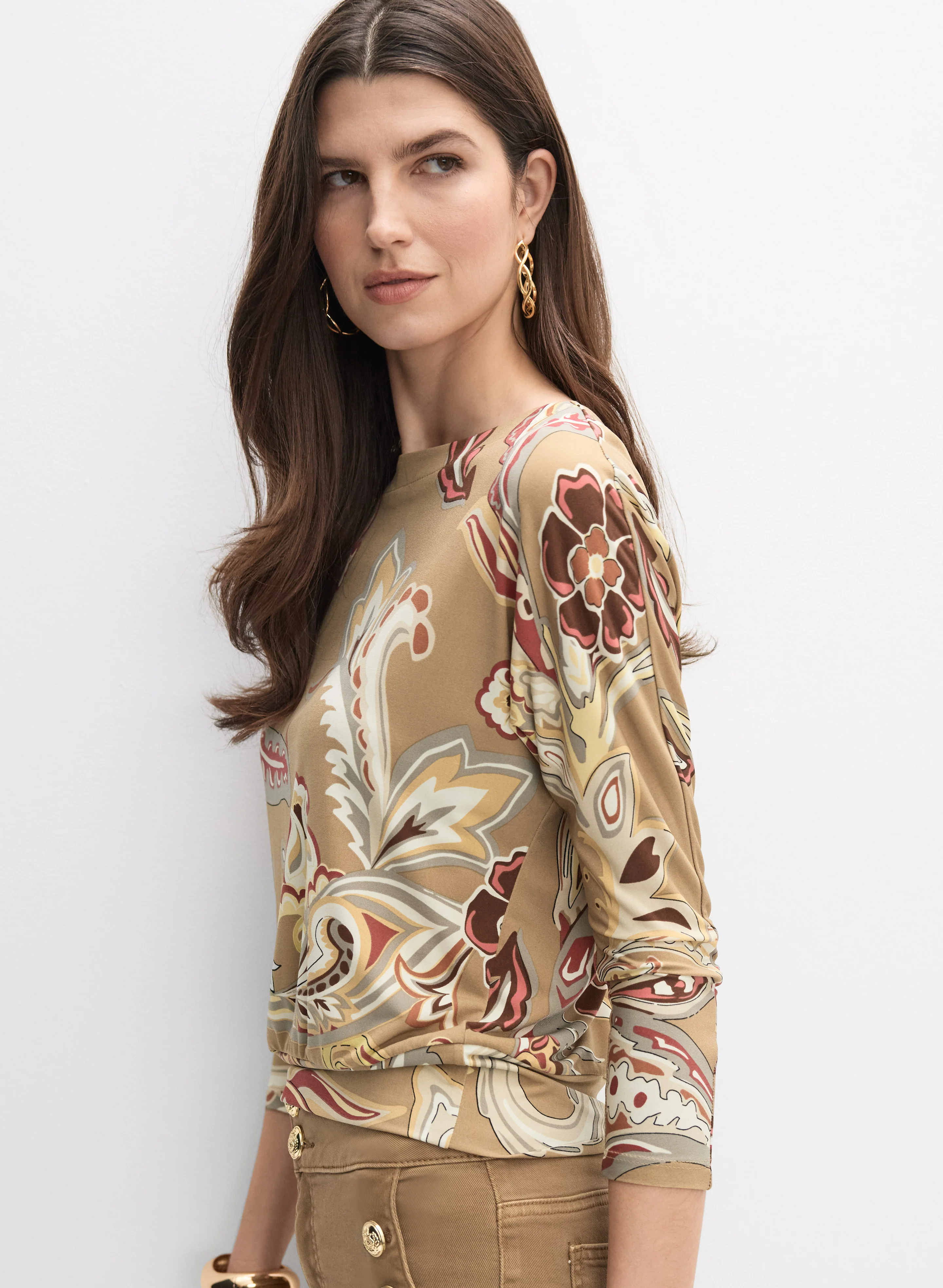 Paisley Blouson Top - Image 5