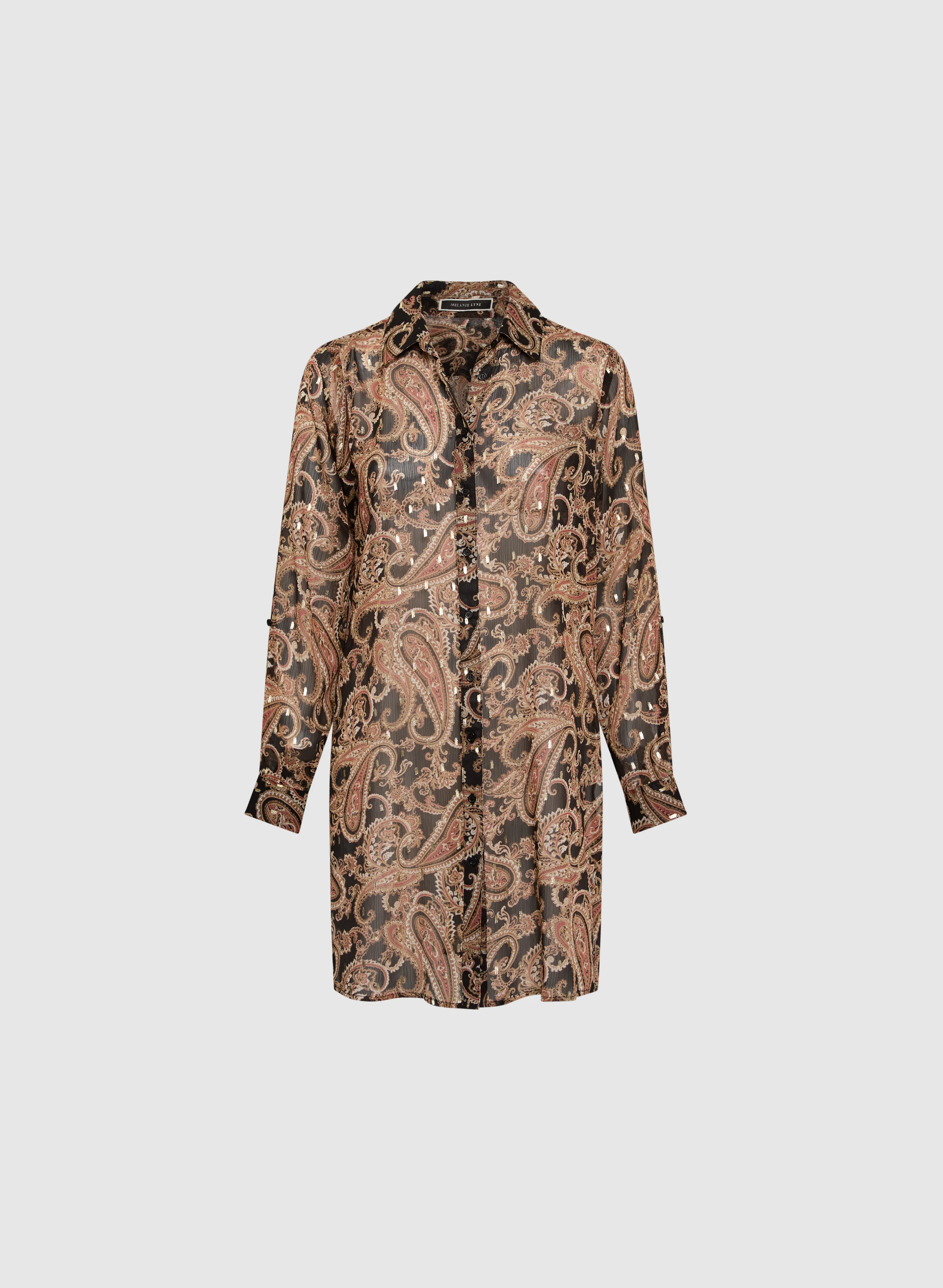 Paisley Print Tunic Blouse - Image 6