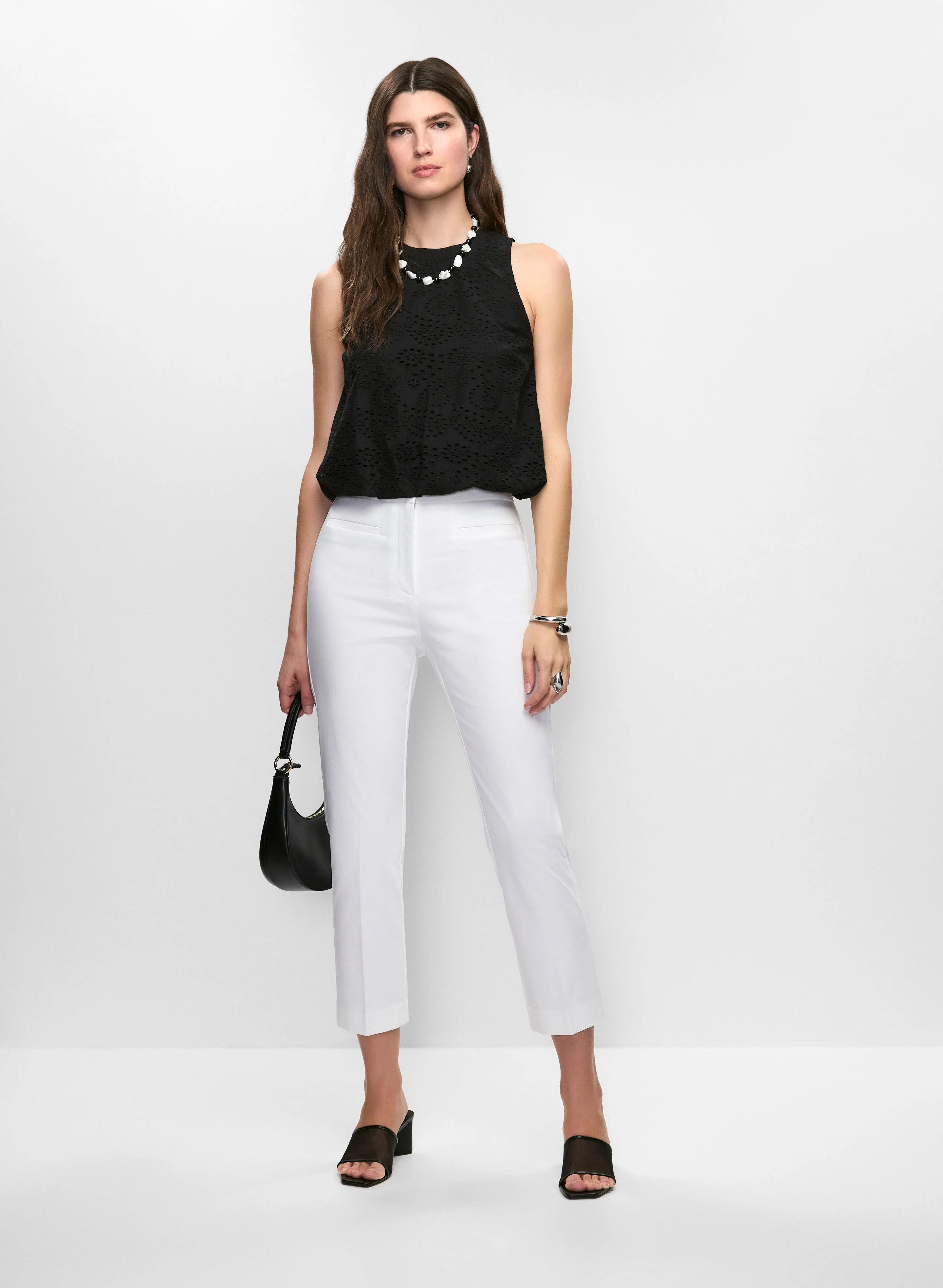 Patch Pocket Slim Leg Pants - Image 3