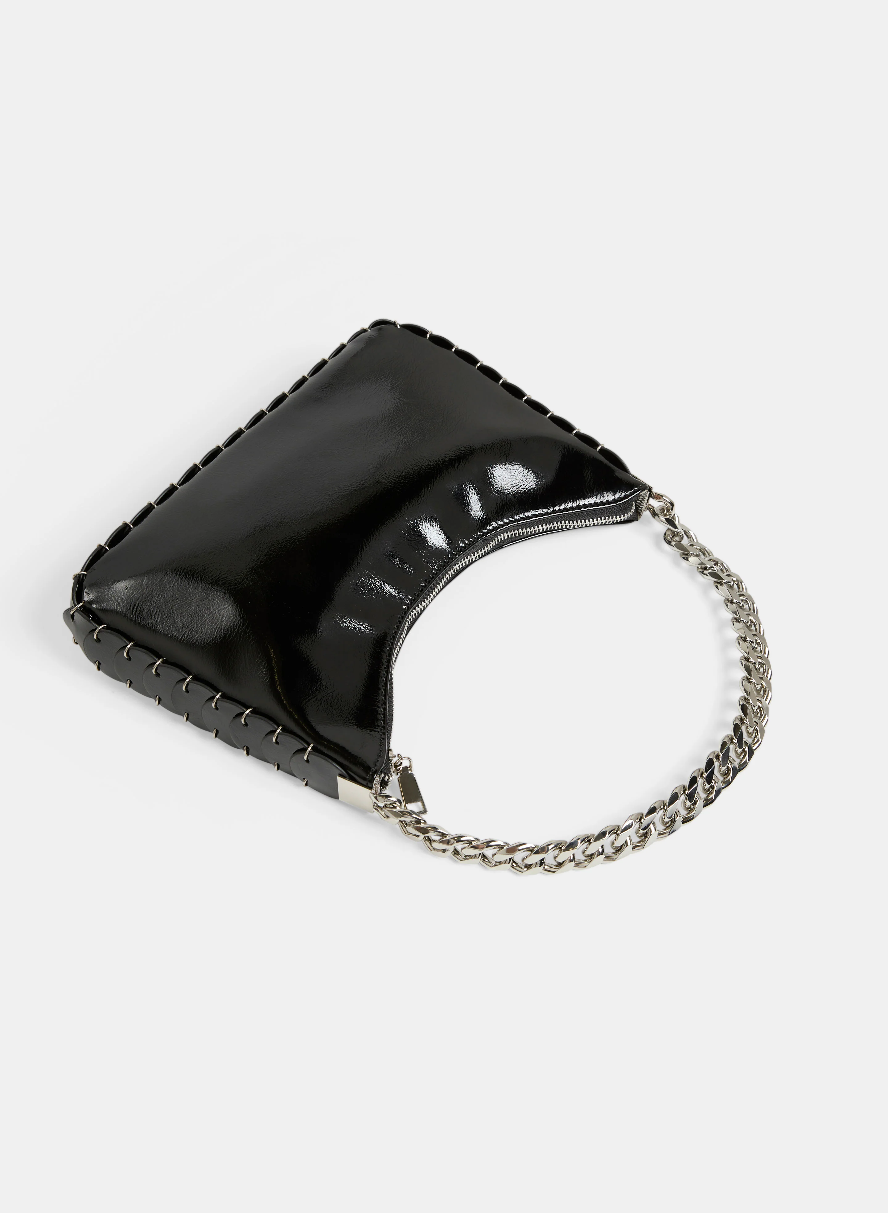Patent Vegan Leather Handbag - Image 2