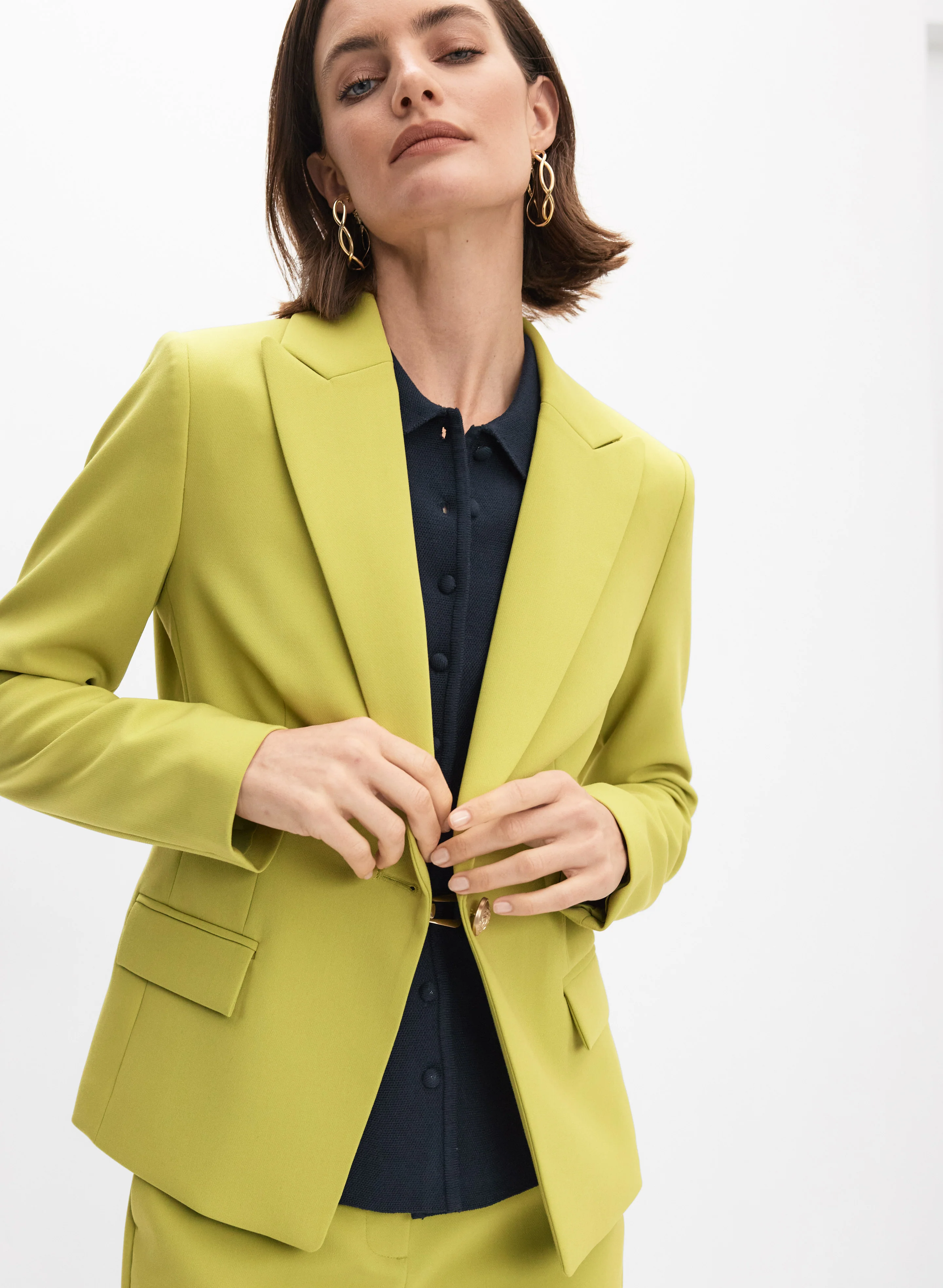 Peaked Lapel Blazer - Image 8