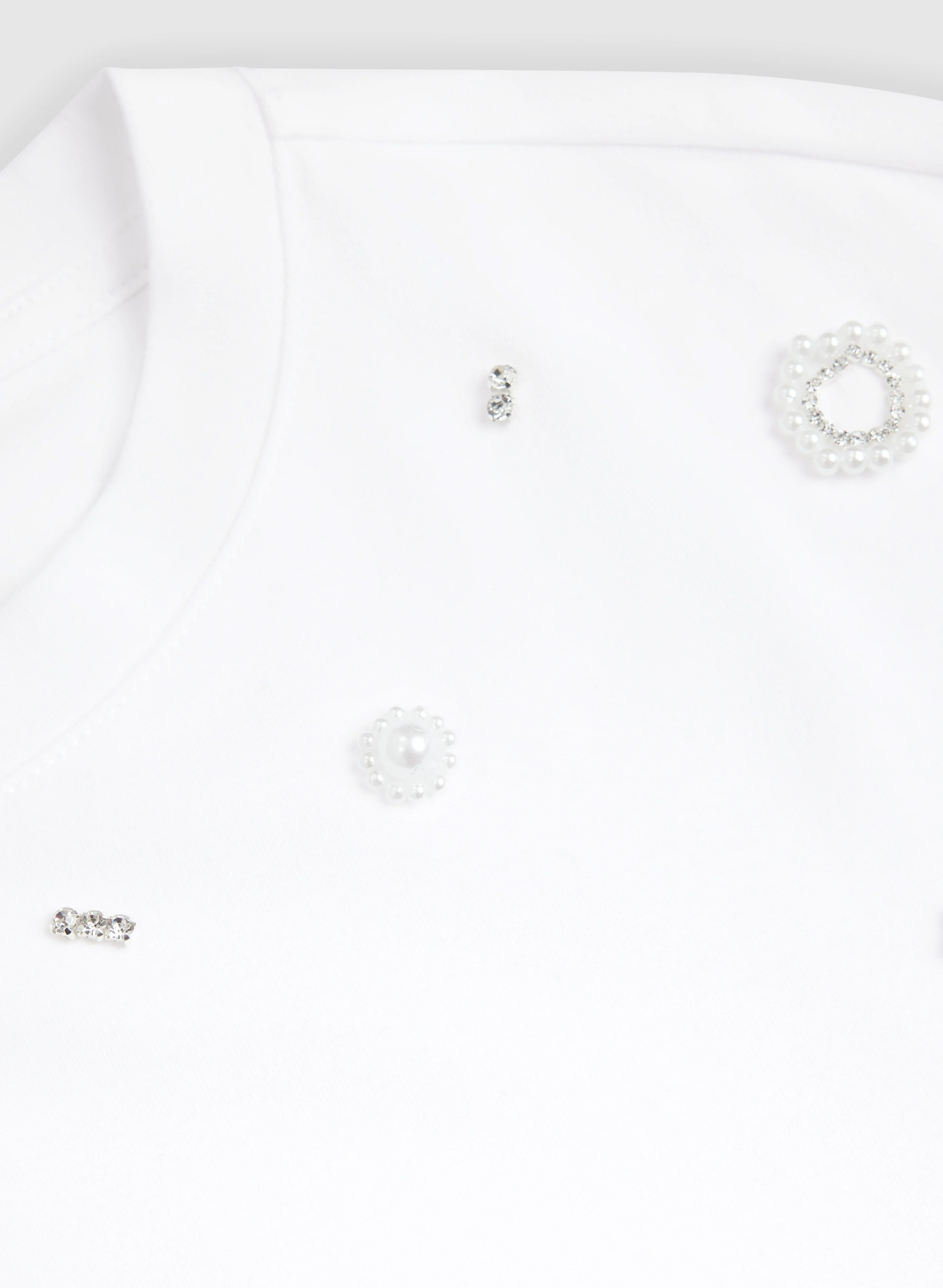 Pearl Beaded T-Shirt - Image 7