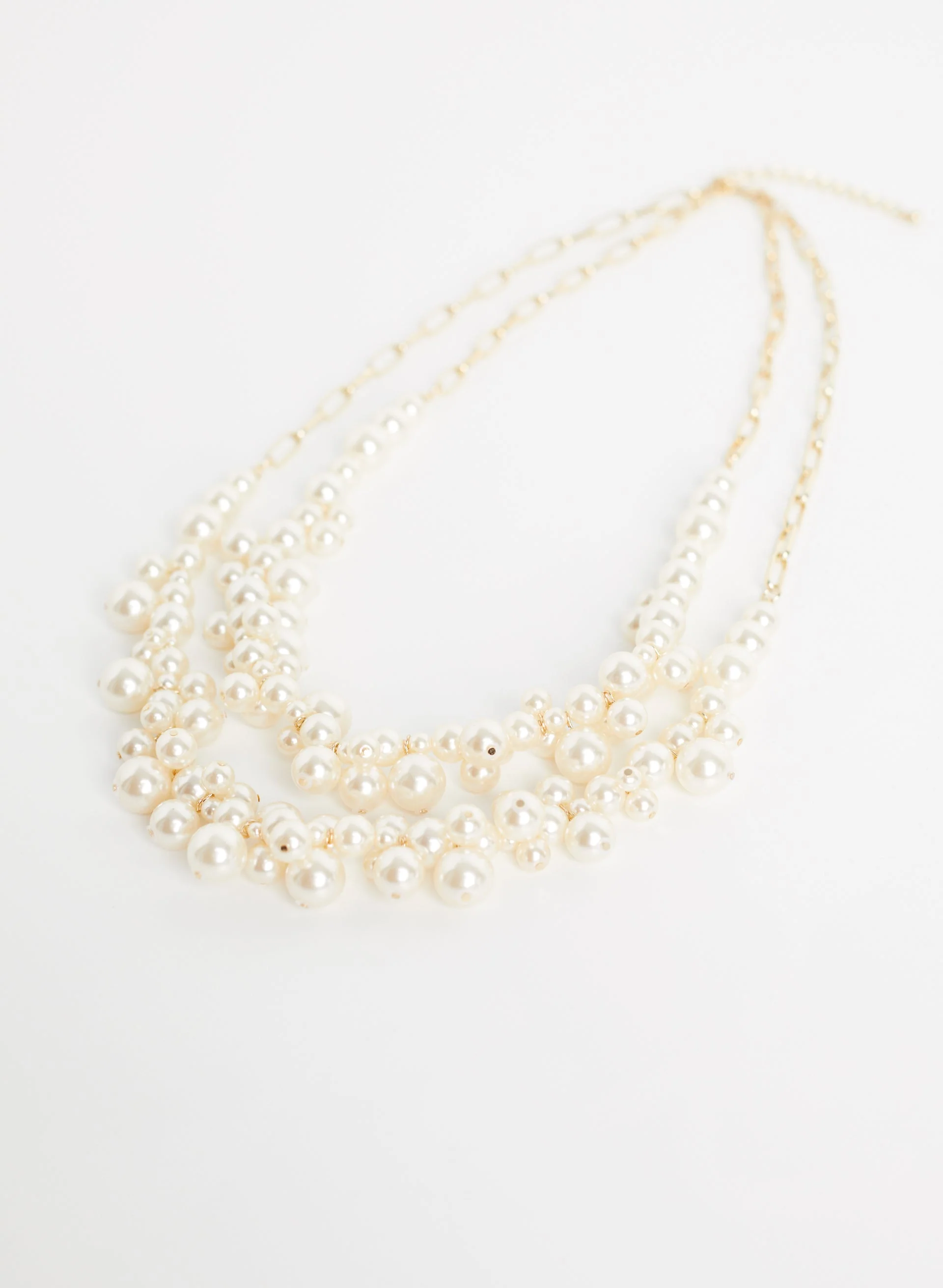 Pearl Cluster Necklace - Image 2