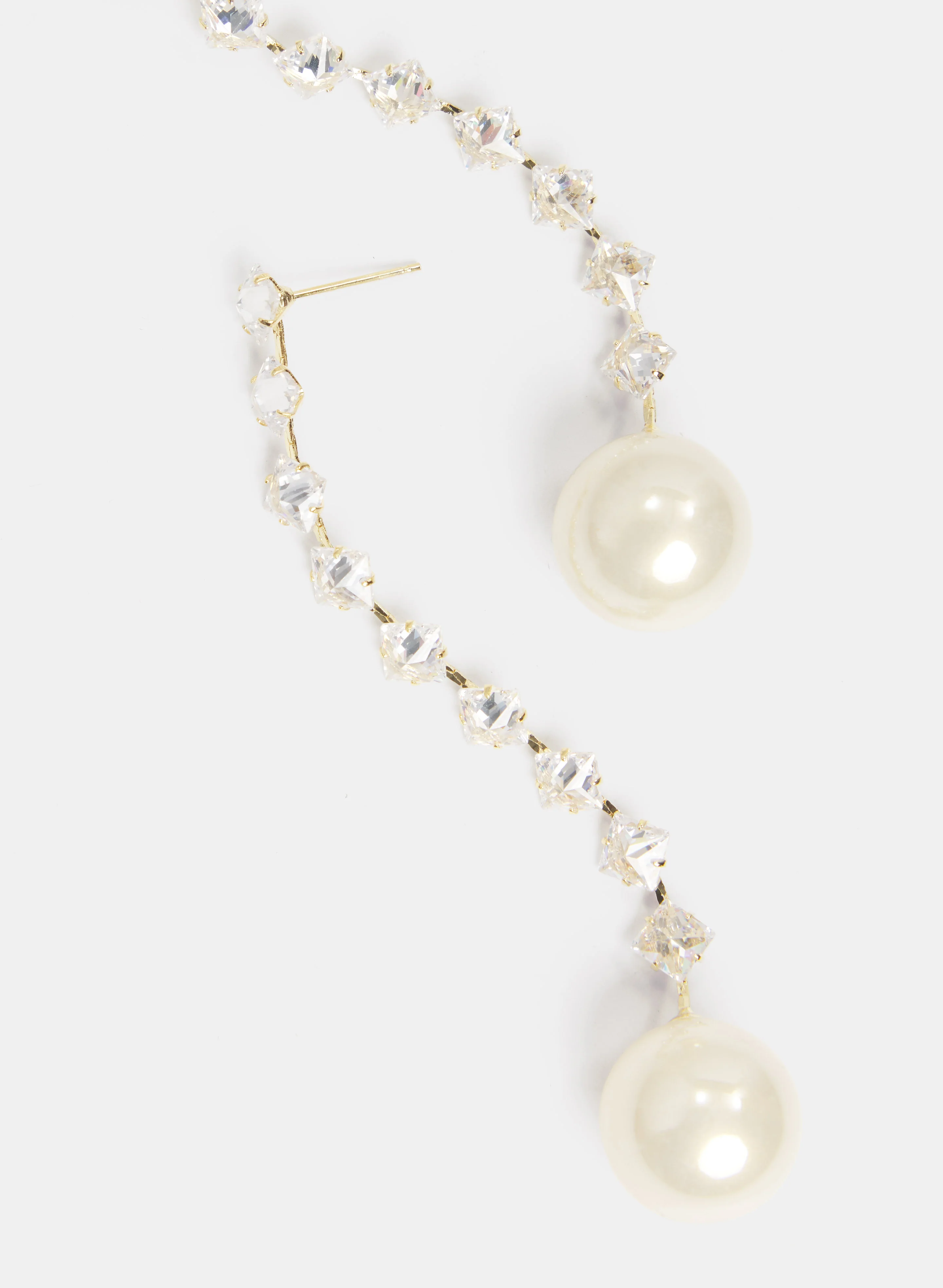 Pearl Drop Earrings - Image 2