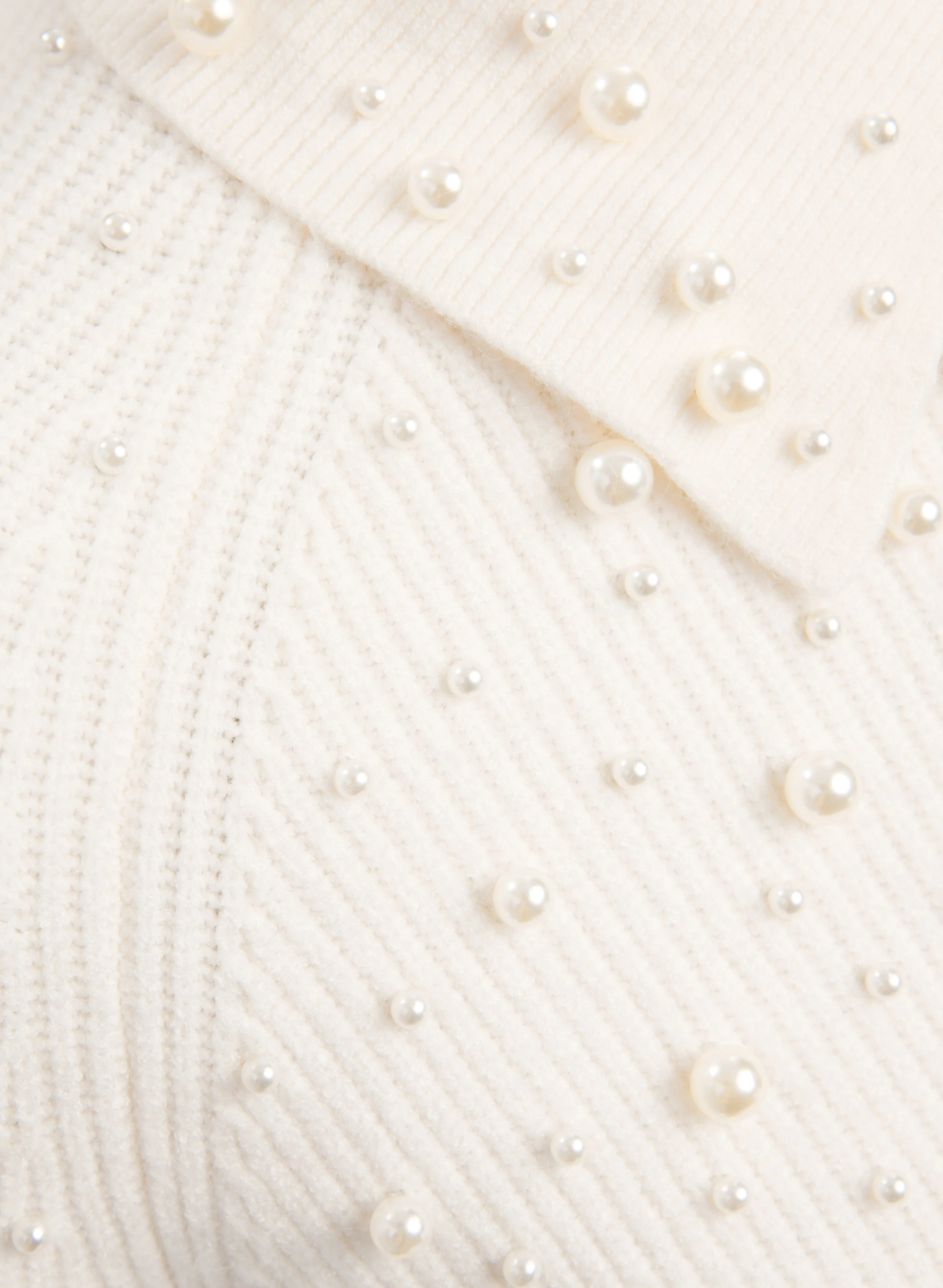 Pearl Embellished Cardigan - Image 7