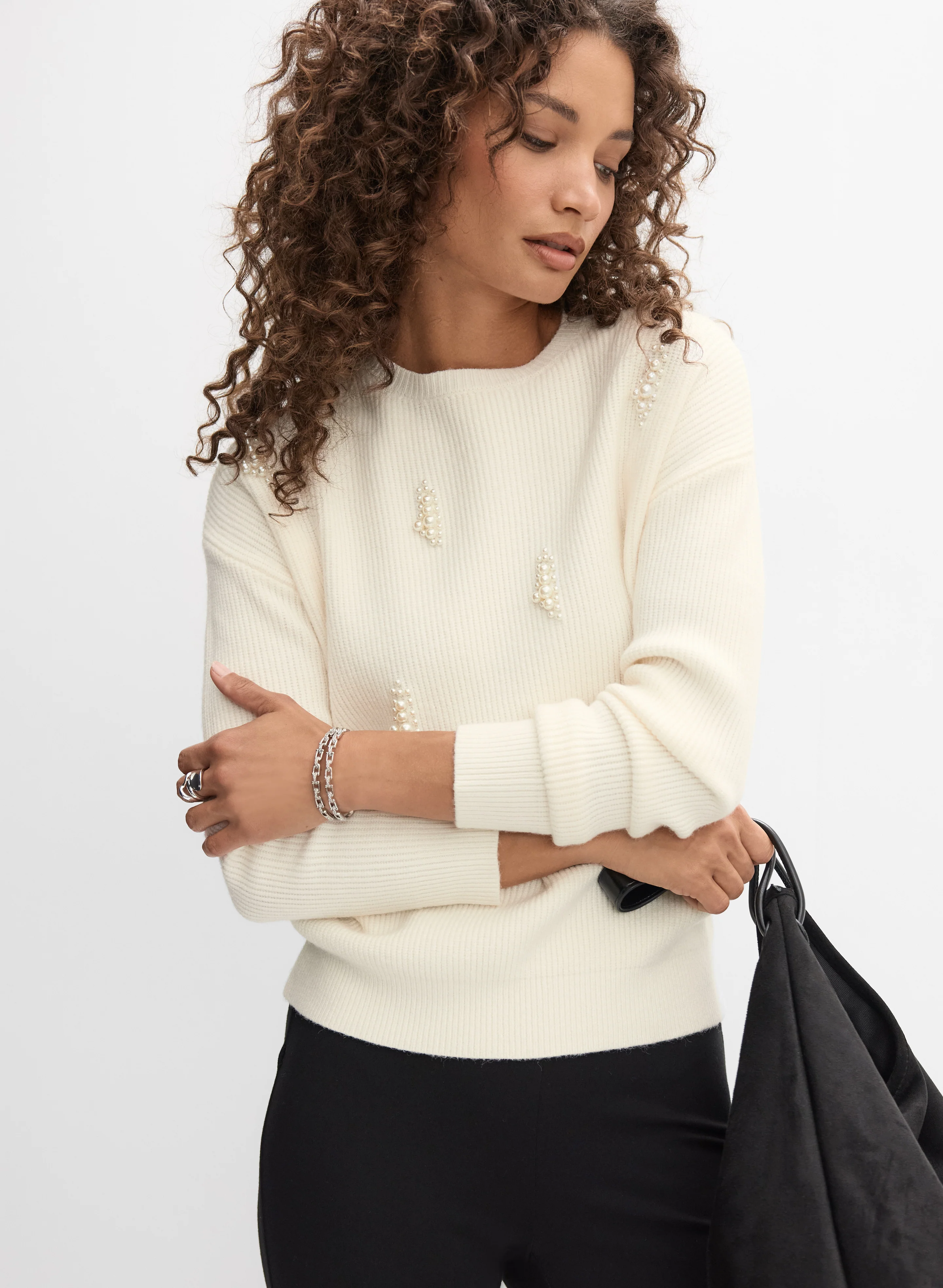 Pearl Embellished Sweater - Image 8