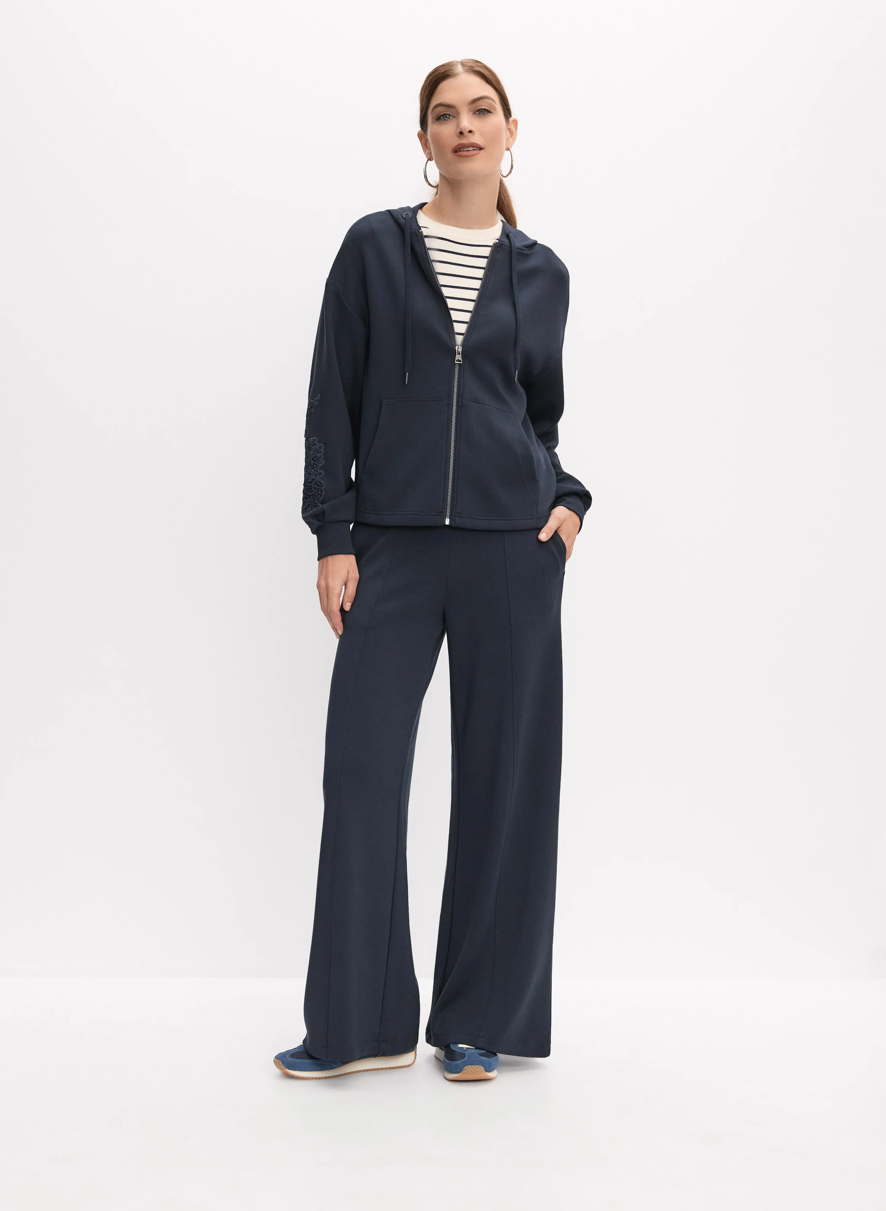Pinched Seam Wide-Leg Pants - Image 3