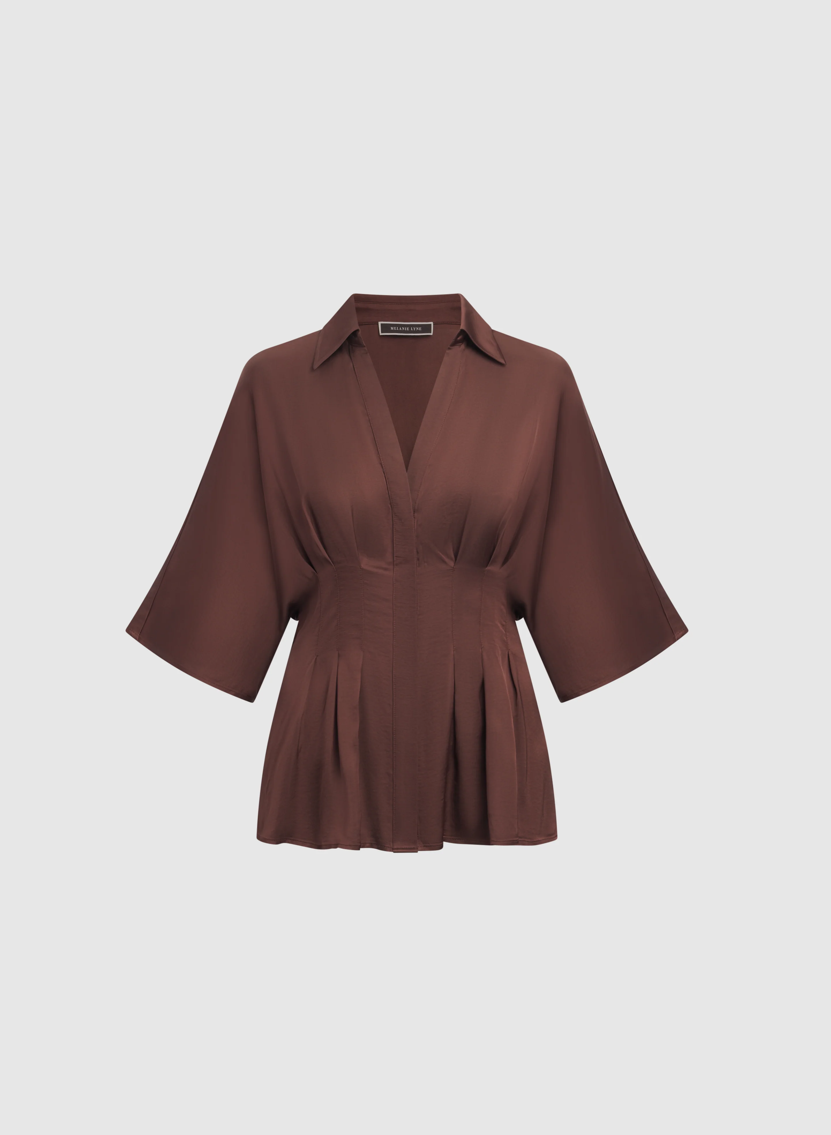 Pintuck Satin Blouse - Image 6