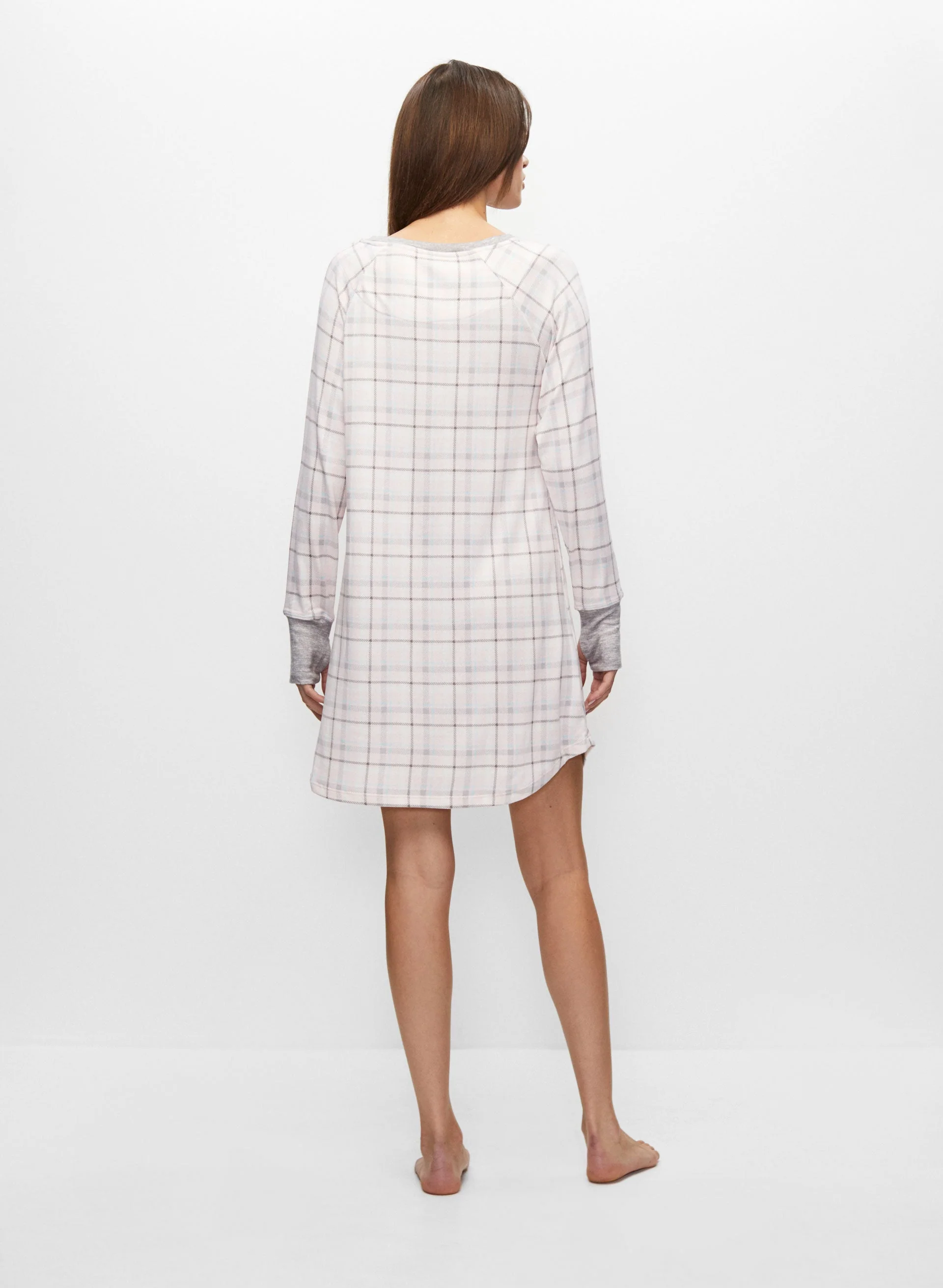 Plaid Motif Sleepshirt - Image 2