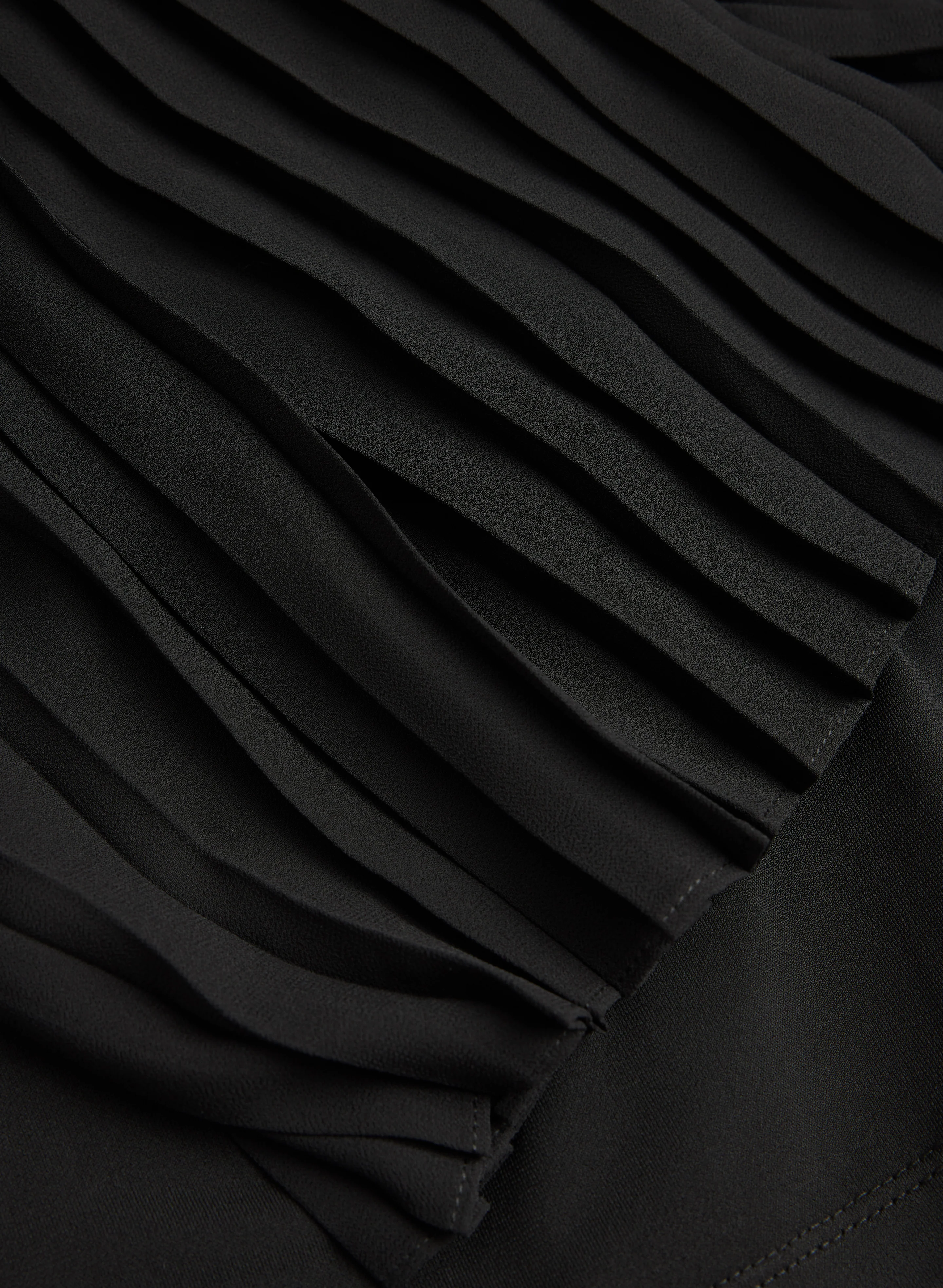Pleated Chiffon Sleeve Tunic - Image 7