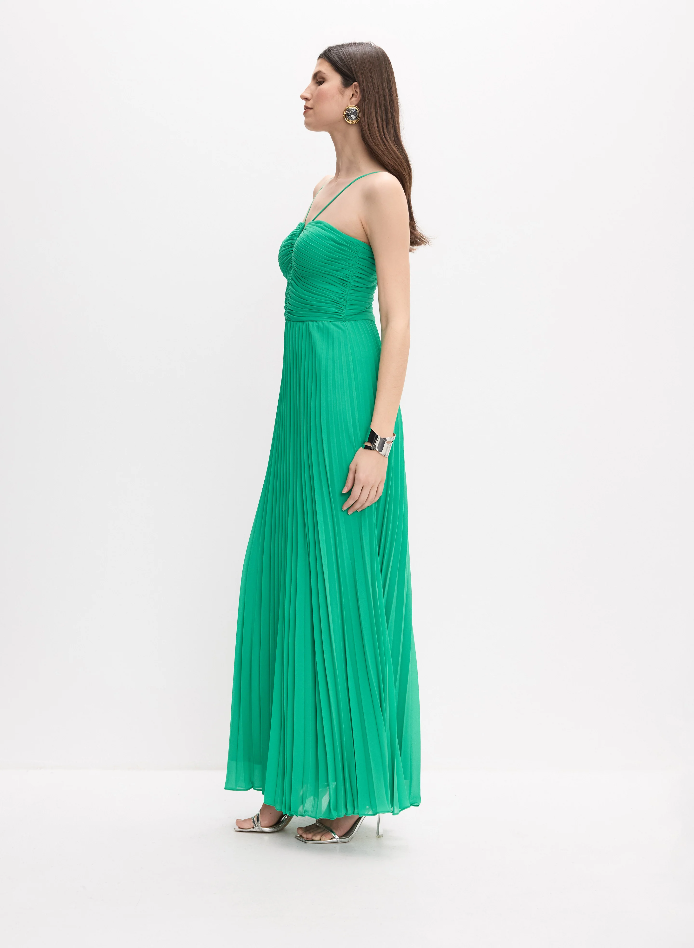 BA Nites - Pleated Maxi Dress - Image 3