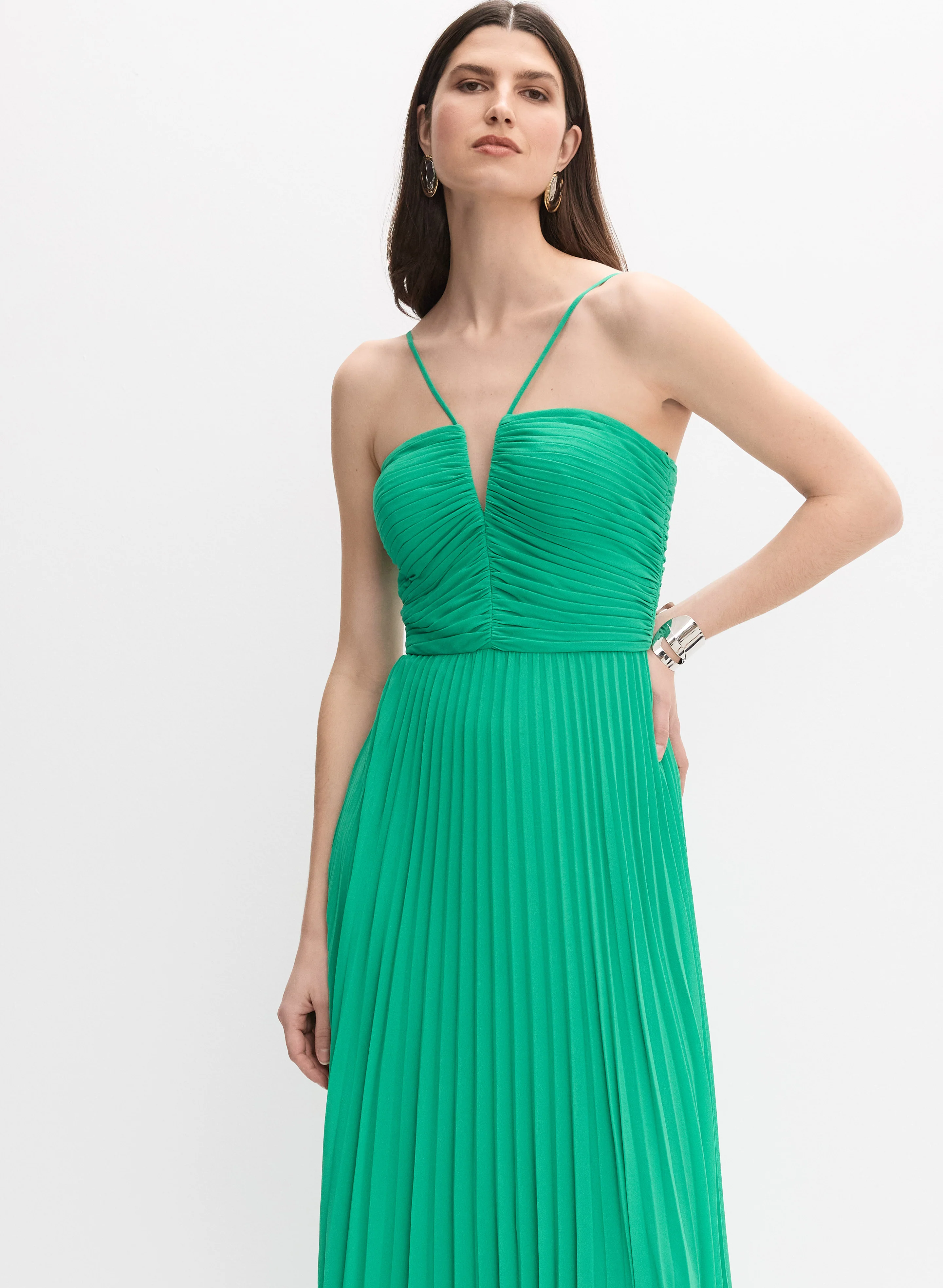BA Nites - Pleated Maxi Dress - Image 5