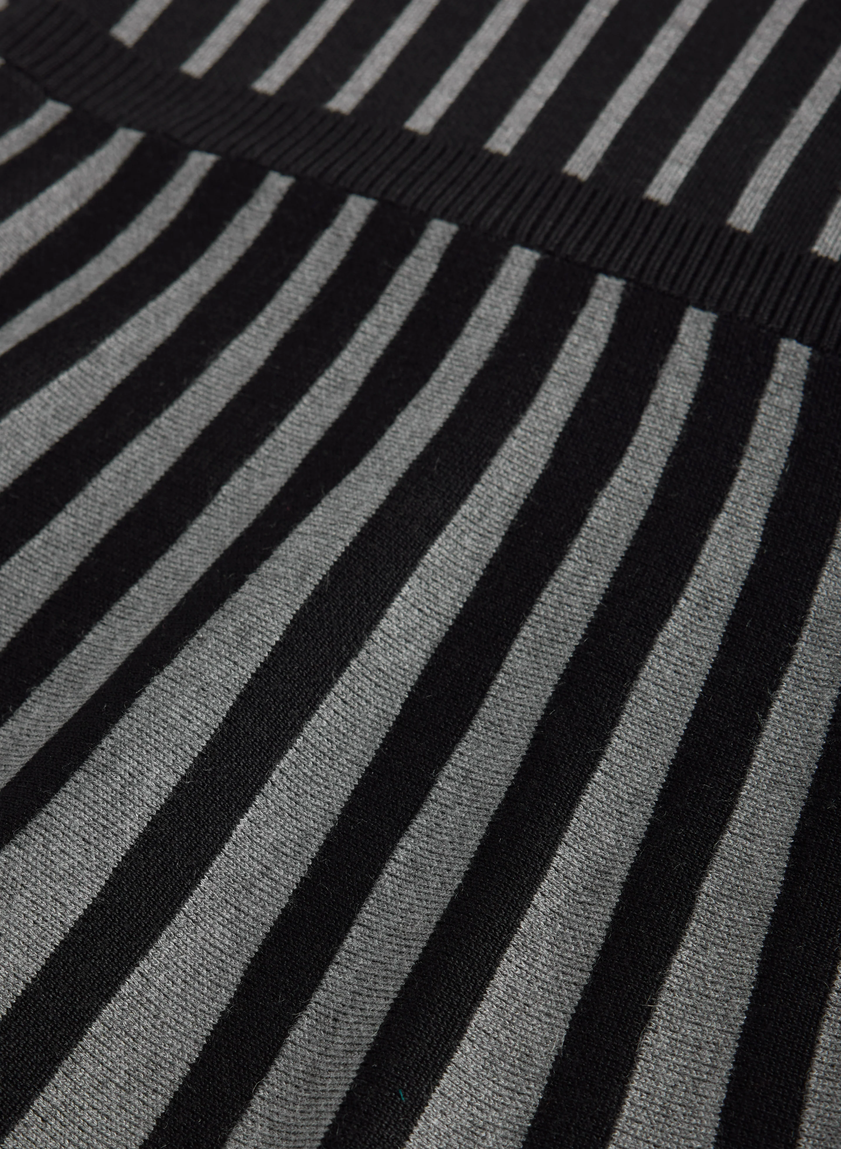 Pleated Stripe Dress - Image 7